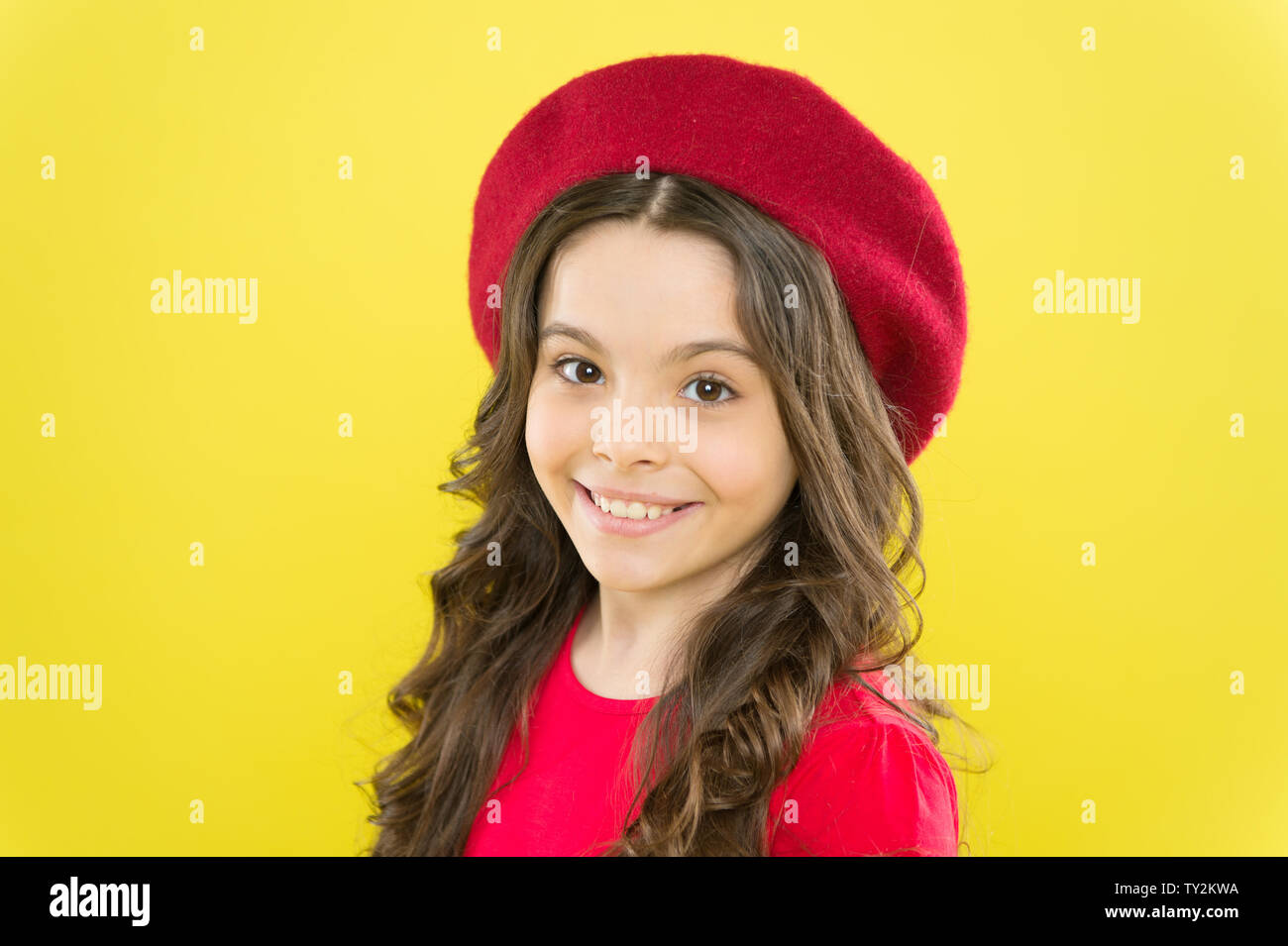 Hairdresser Service Kid Girl Long Healthy Shiny Hair Perfect
