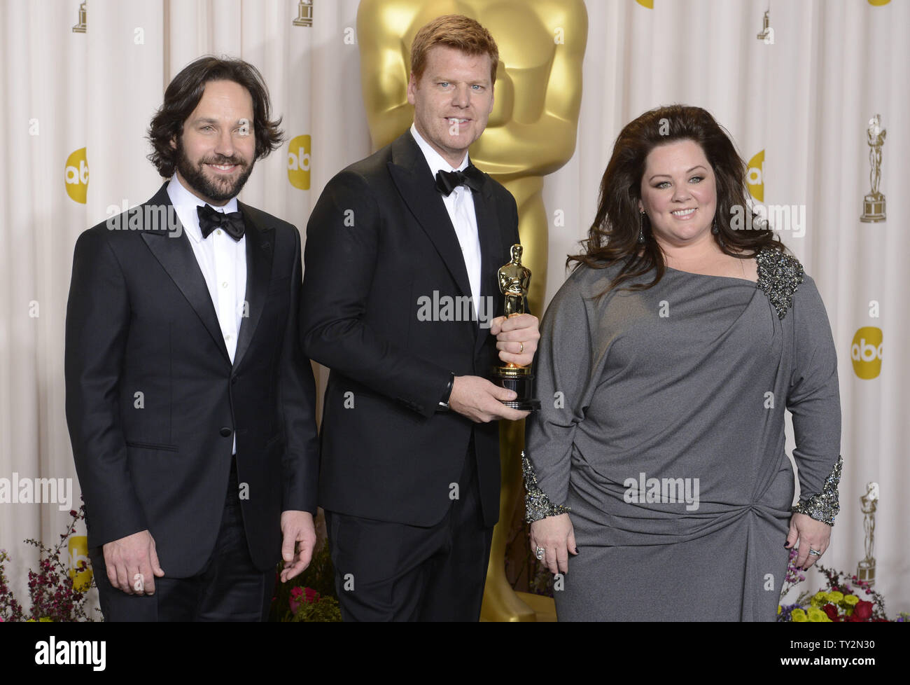 Paul rudd and melissa mccarthy hires stock photography and images