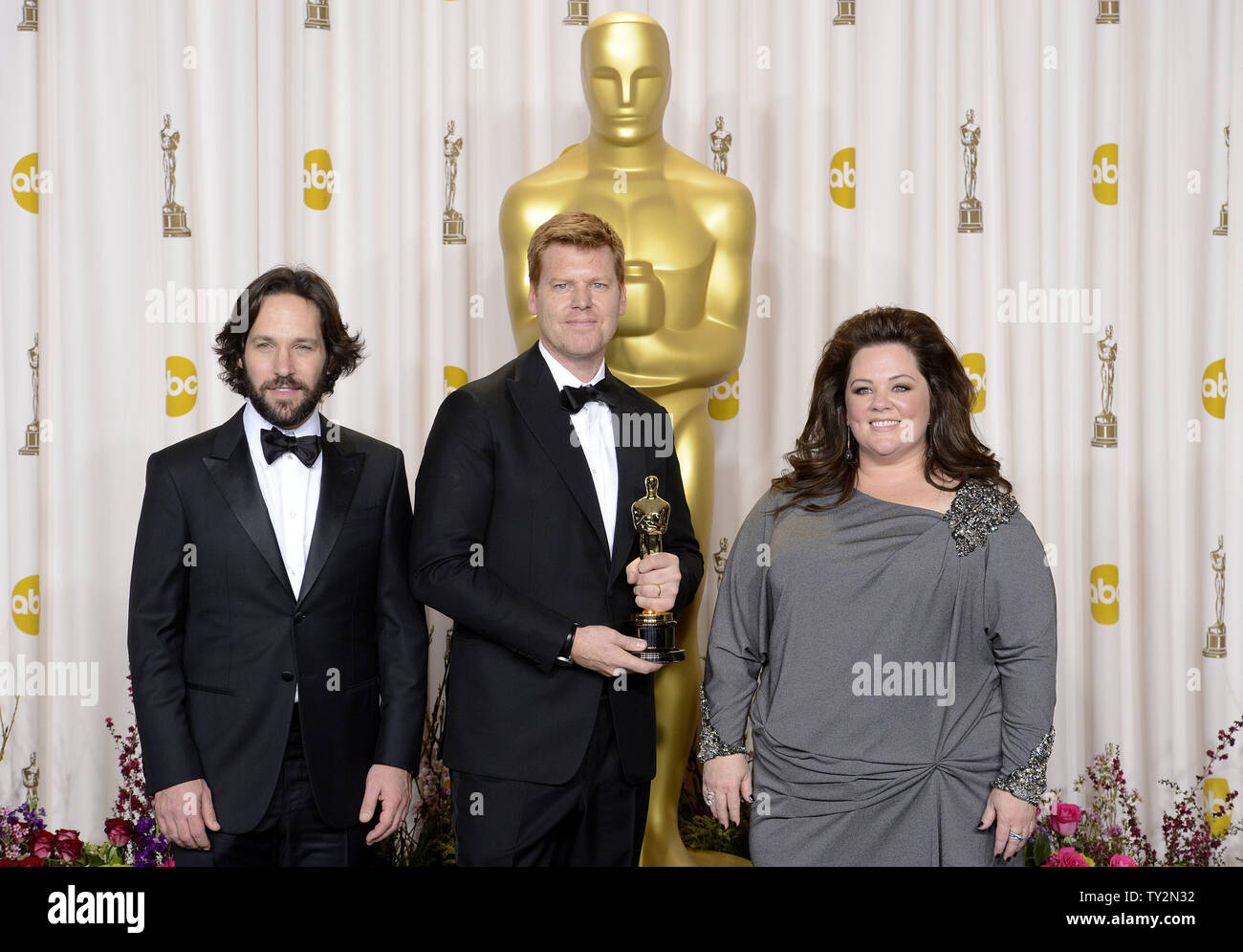 Paul rudd and melissa mccarthy hires stock photography and images