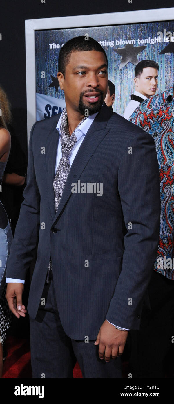 Actor DeRay Davis, a cast member in the motion picture action comedy '21 Jump Street', attends the premiere of the film at Grauman's Chinese Theatre in the Hollywood section of Los Angeles on March 13, 2012.  UPI/Jim Ruymen Stock Photo