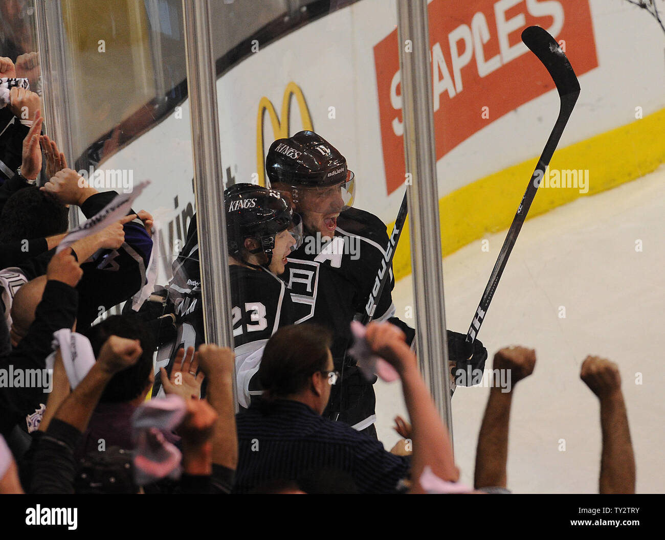 Captain Dustin Brown and Anze Kopitar Kings Jerseys Available Here with  Free Shipping --> www.thegoodzonline.com