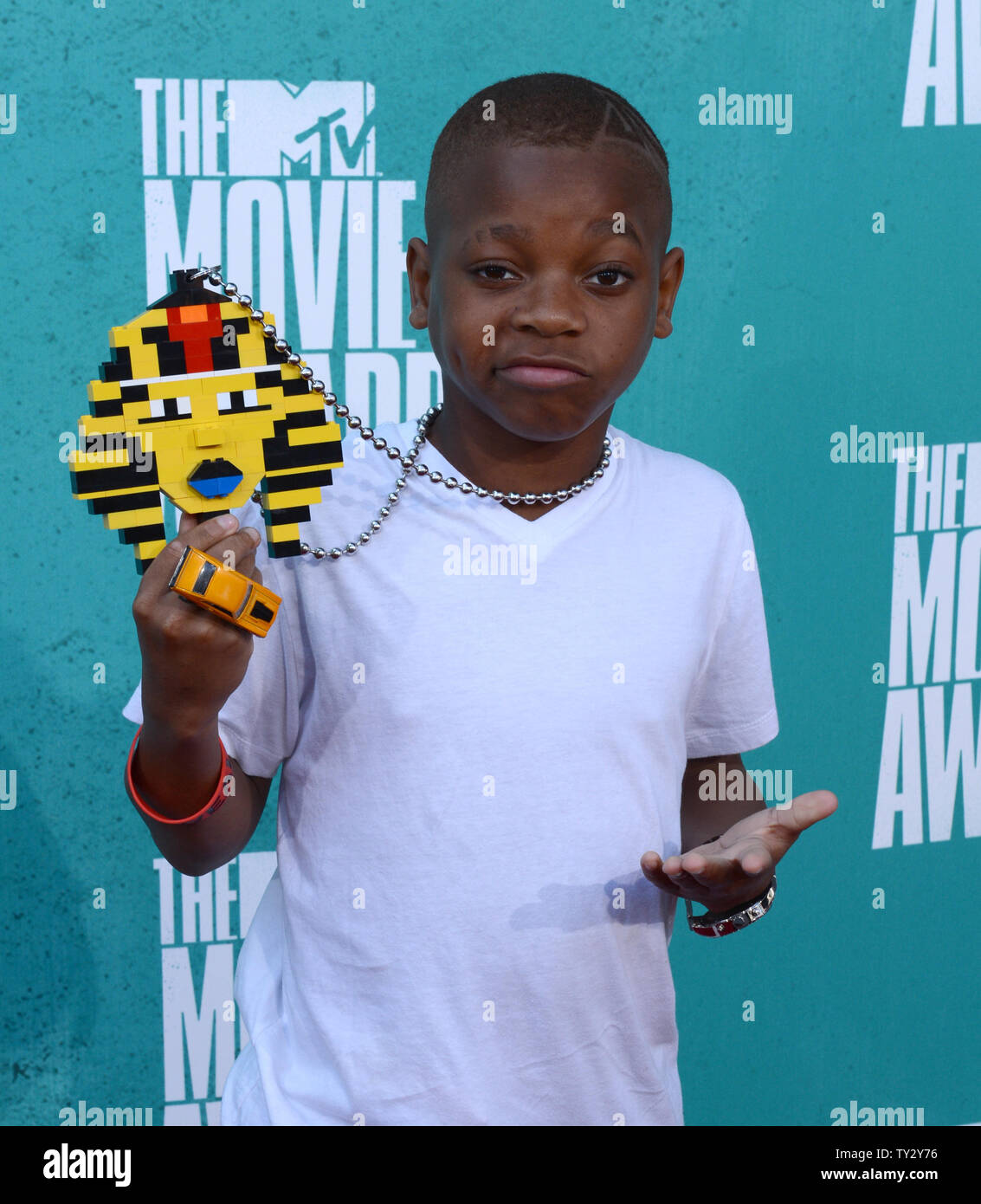 Rapper Lil Niqo arrives at the MTV Movie Awards at the Gibson ...