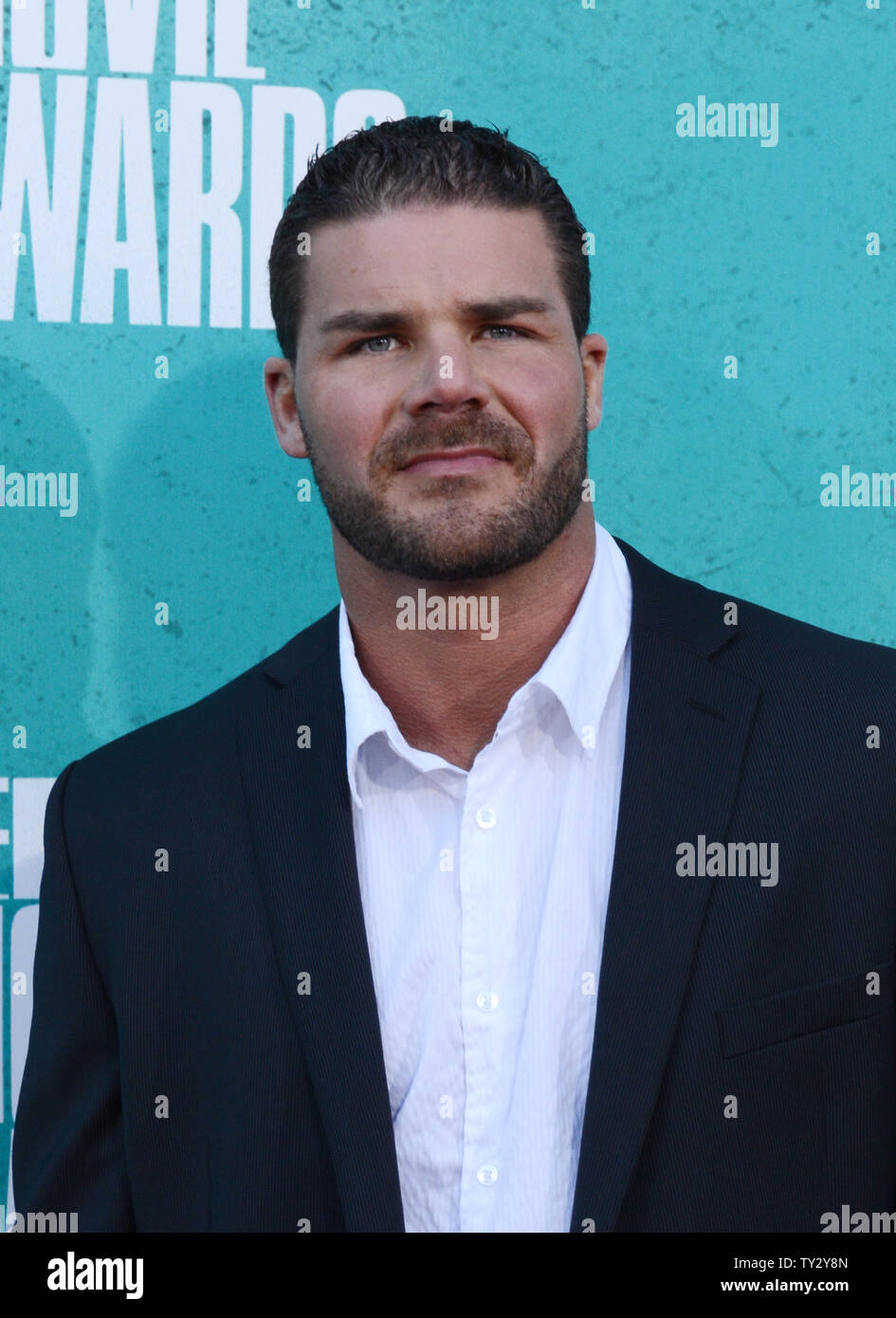 Booby Roode arrives at the MTV Movie Awards at the Gibson Amphitheatre ...