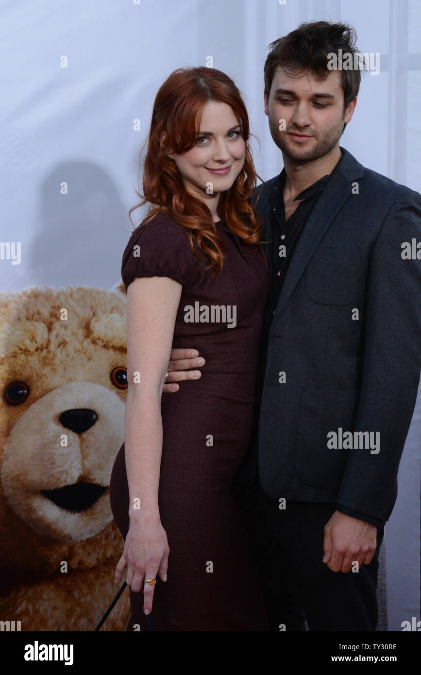 Actress Alexandra Breckenridge and her boyfriend Casey Hooper attend