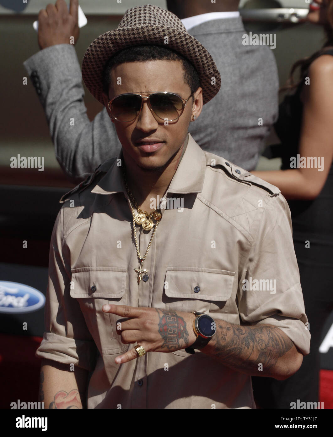 Rapper Kirko Bangz aka Kirk Randle arrives for the BET Awards 12 at the ...