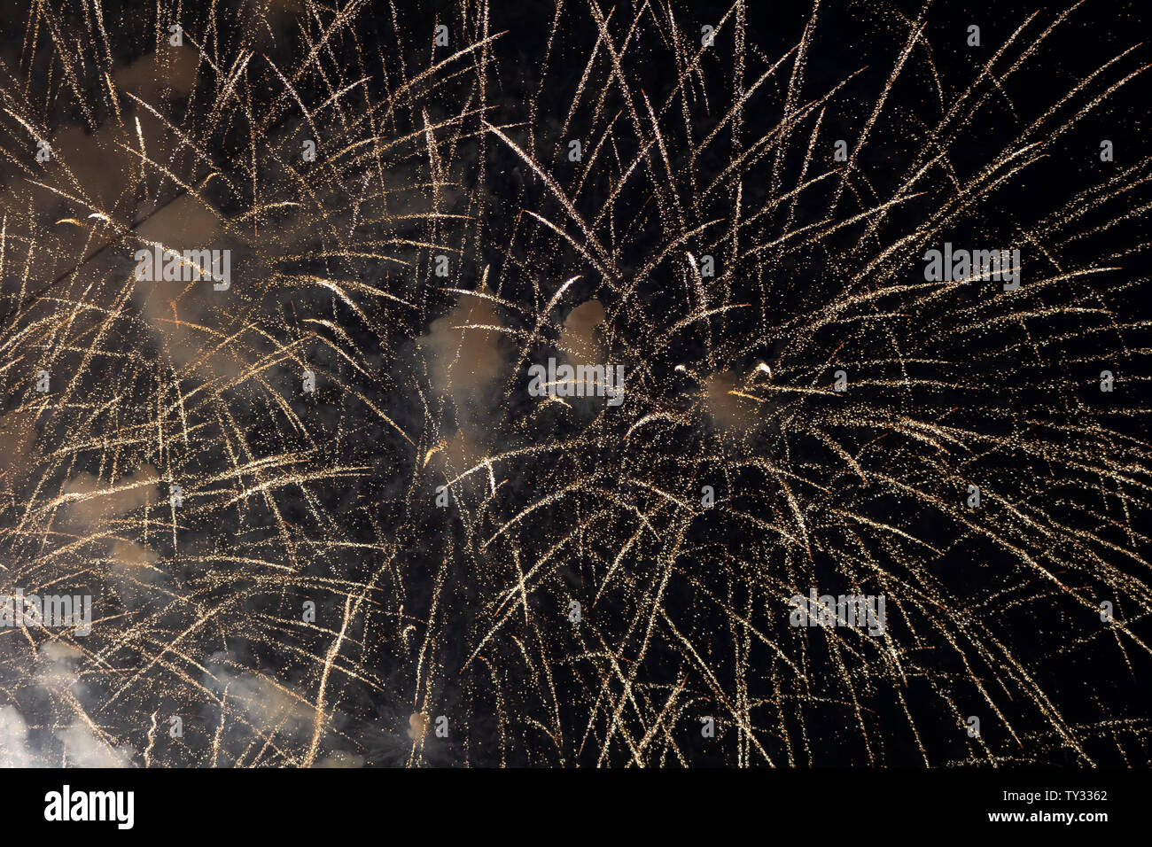 fireworks background  abstract  holiday celebration Stock Photo