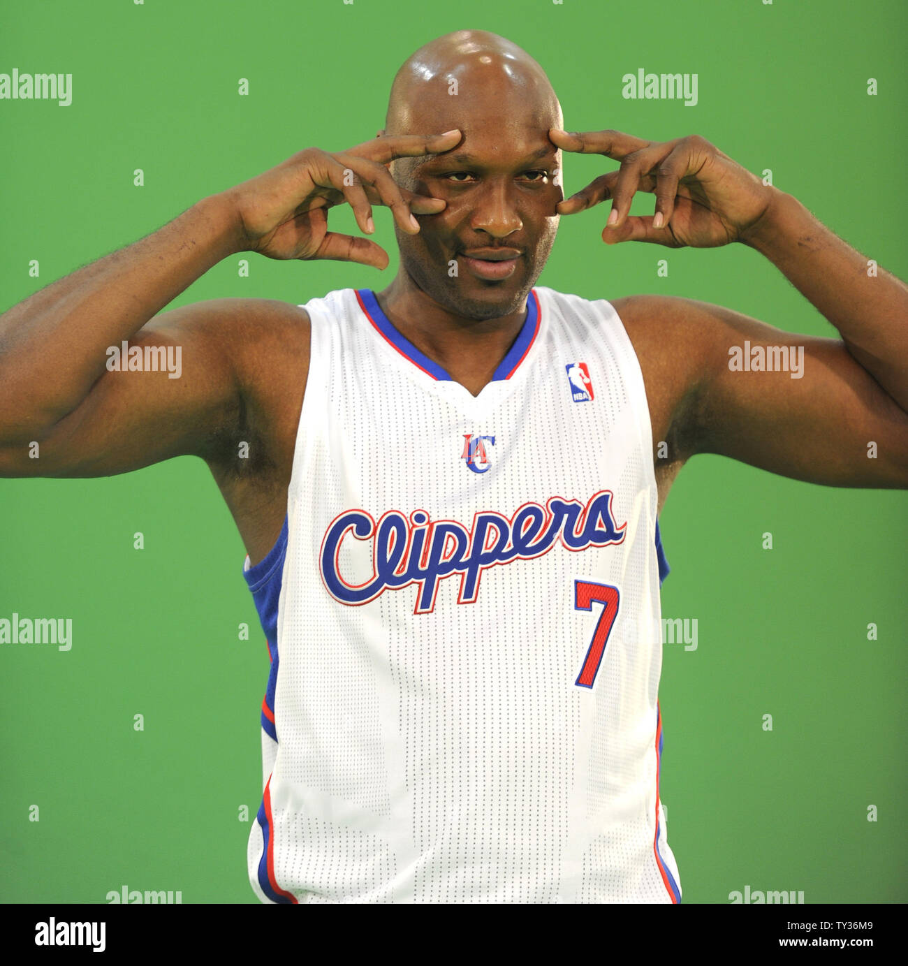 Los angeles clippers jersey hi-res stock photography and images