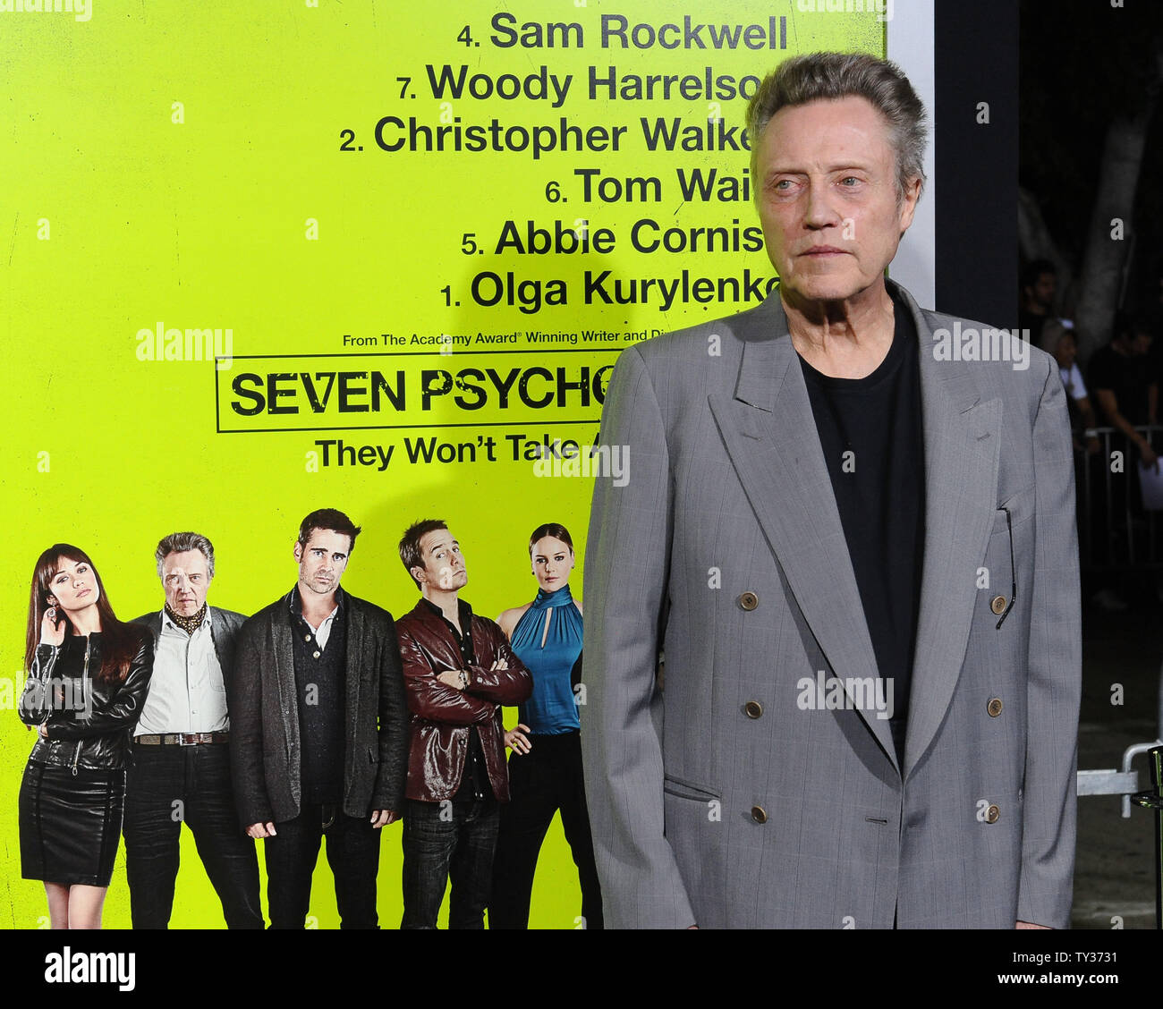 Actor Christopher Walken, a cast member in the motion picture crime ...