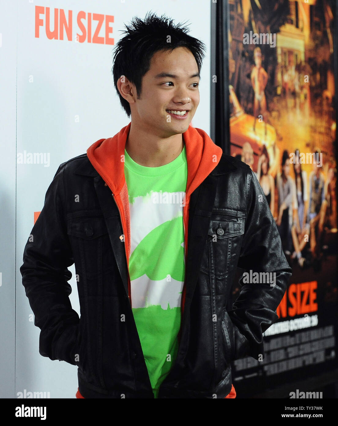Actor Osric Chau, a cast member in the motion picture comedy "Fun Size",  attends the premiere