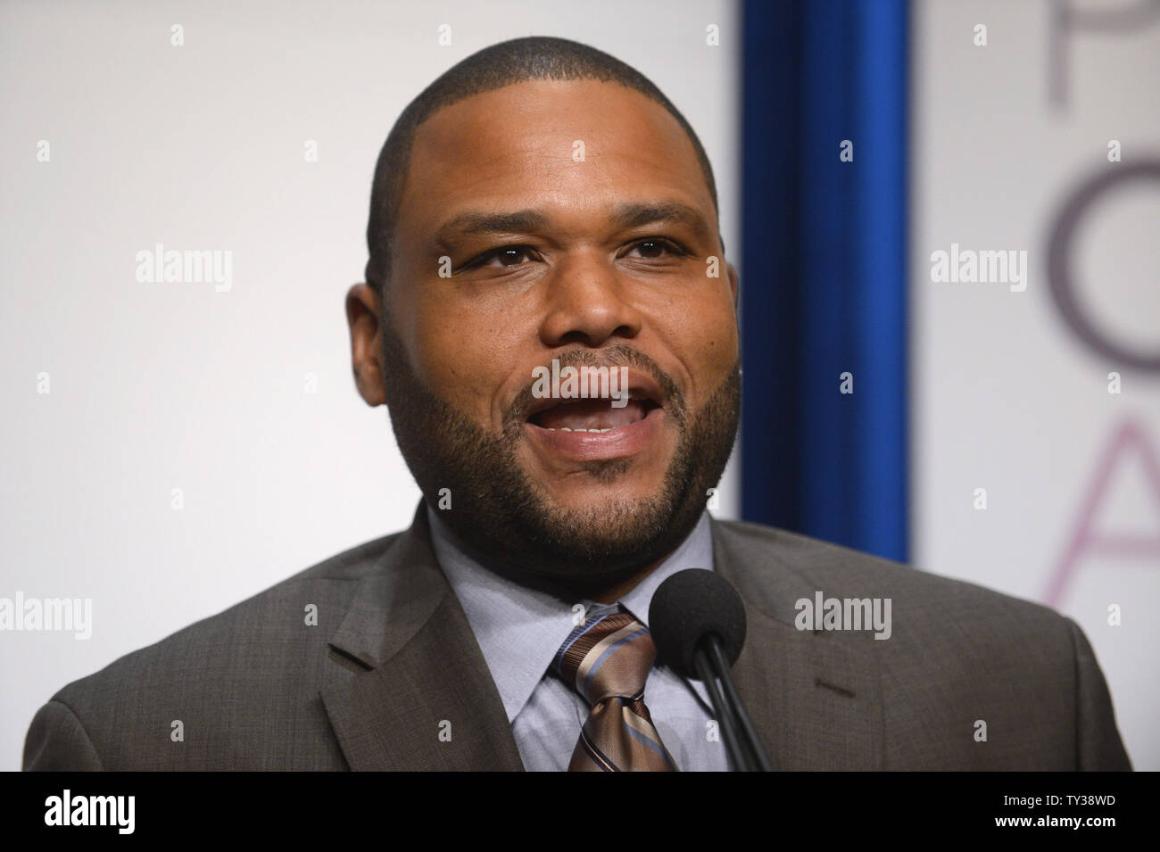Actor Anthony Anderson participates in the People's Choice Awards 2013 Nomination Announcements held at the Paley Center for Media in Beverly Hills, California on November 15, 2012. The awards will be presented on January 9, 2013.      UPI/Phil McCarten Stock Photo