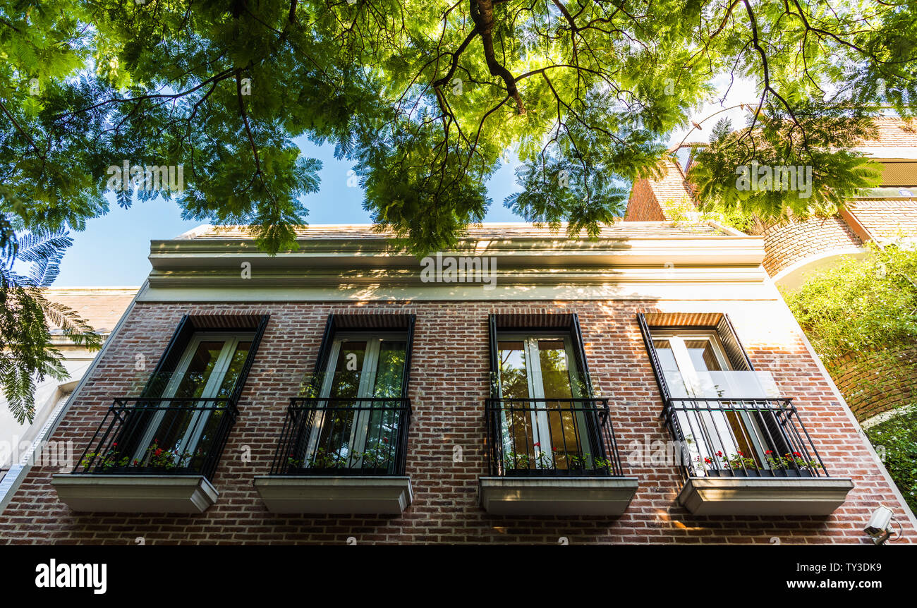 BUENOS AIRES, ARGENTINA March 17, 2016 Classic houses in Palermo