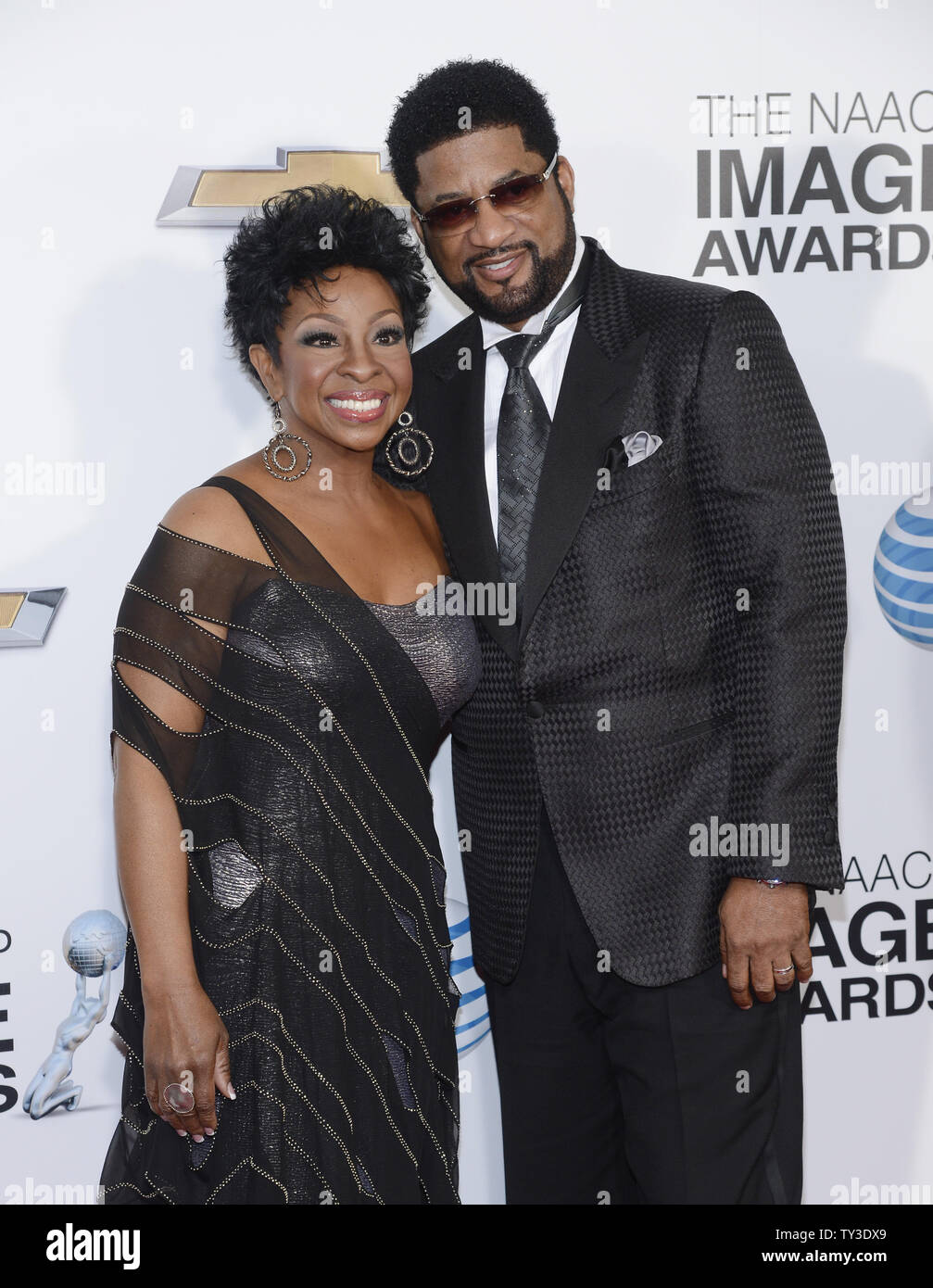 Singer Gladys Knight and husband William McDowell arrive for the 44th