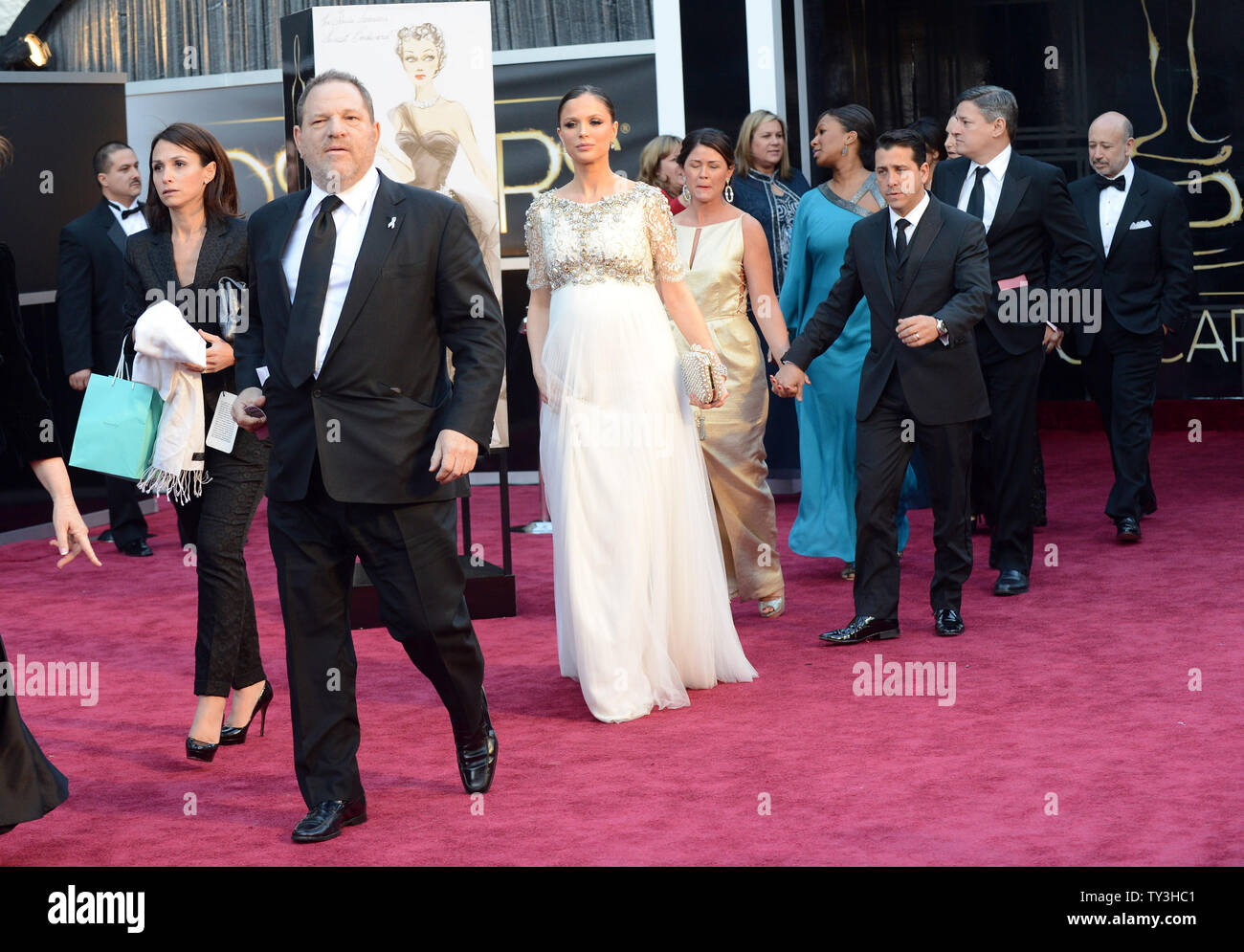 Harvey Weinstein And Georgina Chapman Arrive On The Red Carpet At The harvey-weinstein-and-georgina-chapman-arrive-on-the-red-carpet-at-the