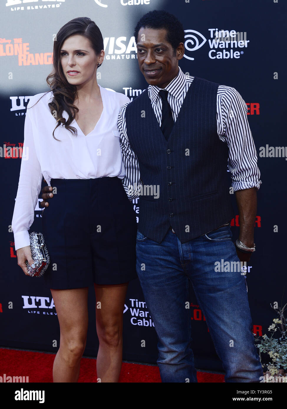 Orlando jones and jacqueline staph hi-res stock photography and ...