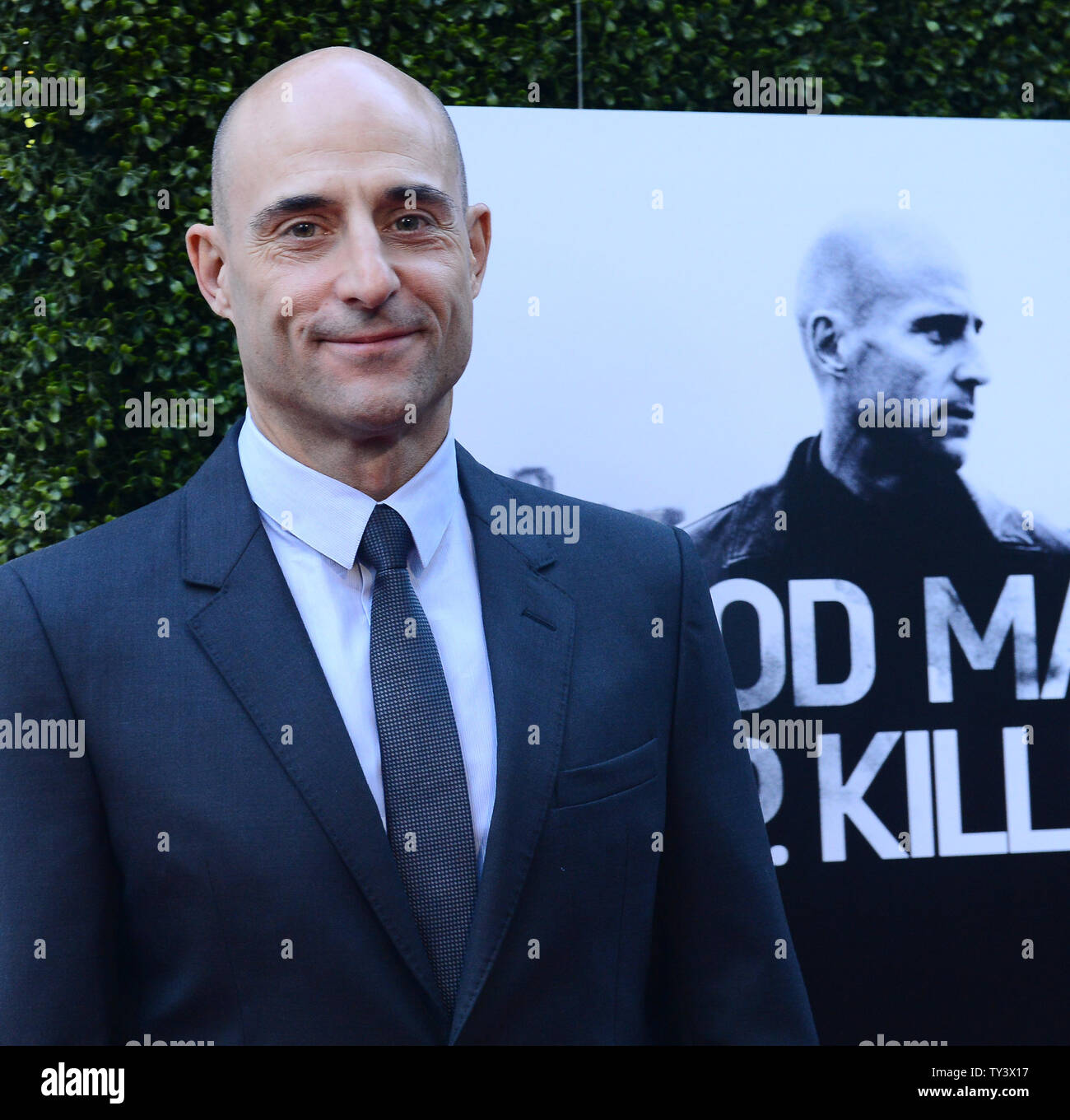 English actor Mark Strong, a cast member in the AMC television series ...