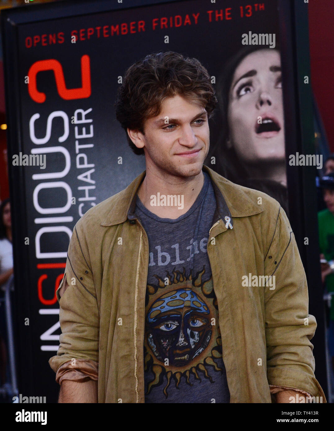 American actor Keegan Allen attends the premiere of the motion picture ...
