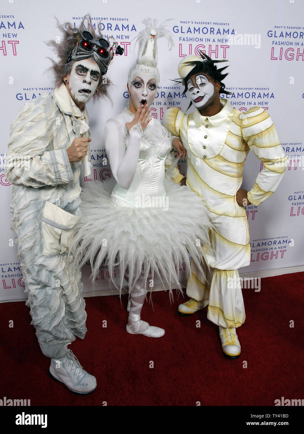 Cirque du Soleil Zarkana clowns and movers attend Macy's
