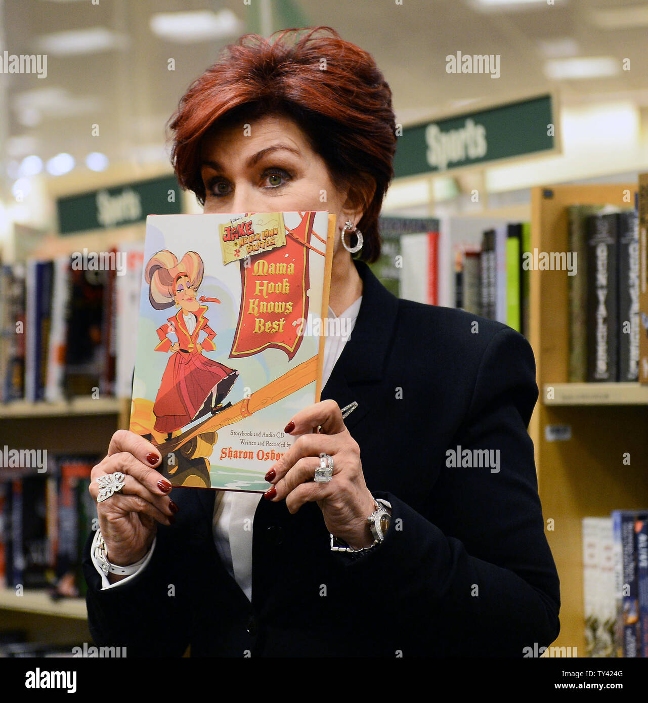 Tv Personality Sharon Osbourne Makes An Appearance At Barnes