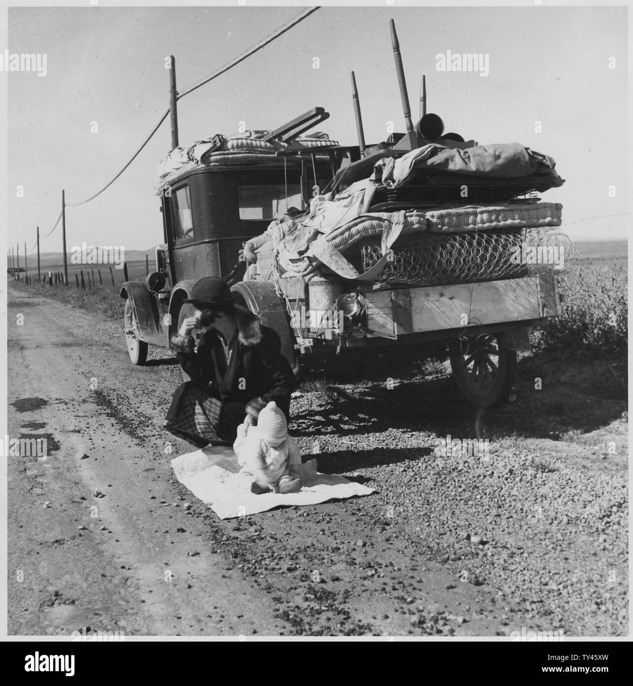 Farm Security Administration: farmers whose topsoil blew away joined ...