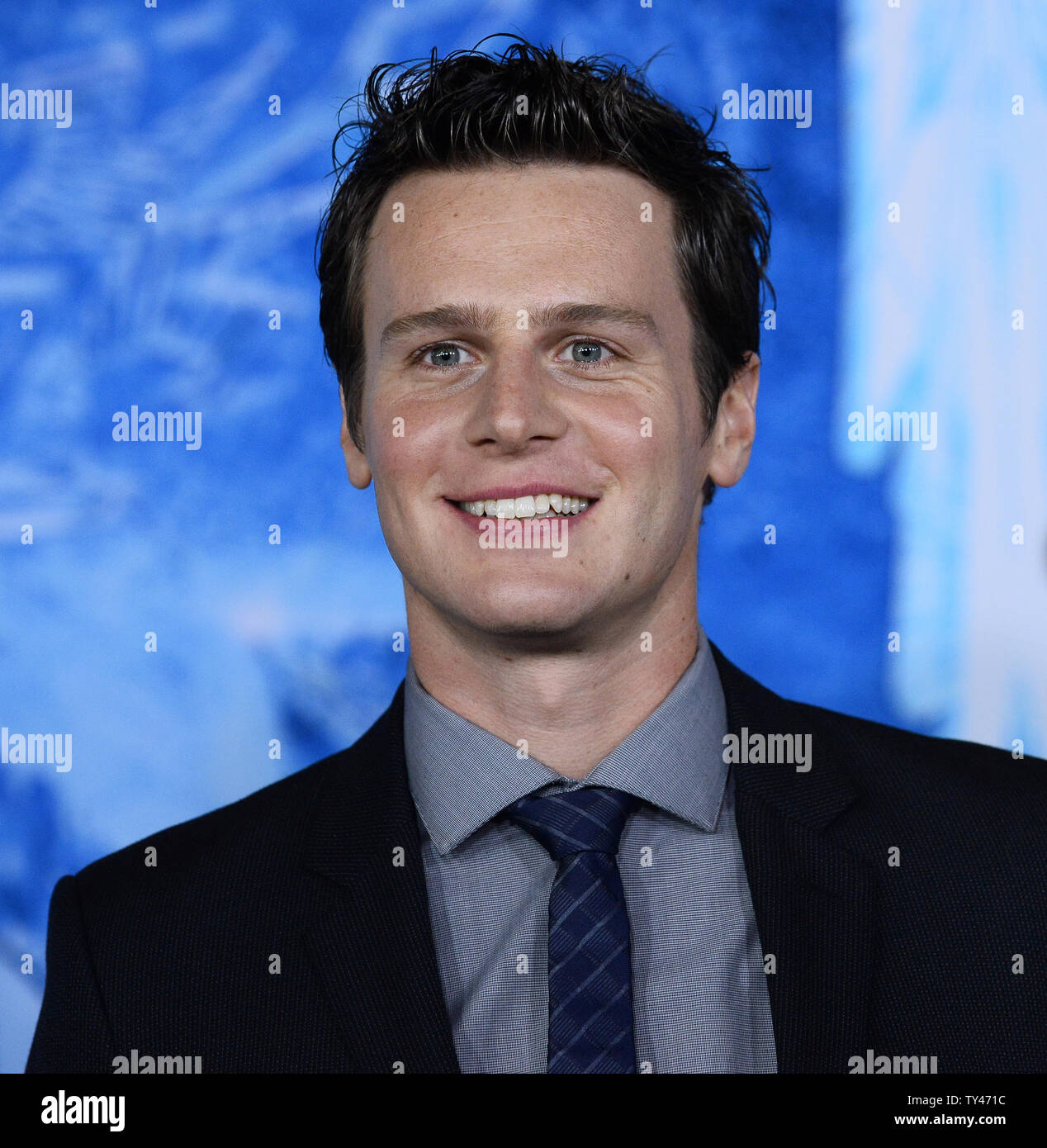 Actor Jonathan Groff, the voice of Kristoff in the animated motion