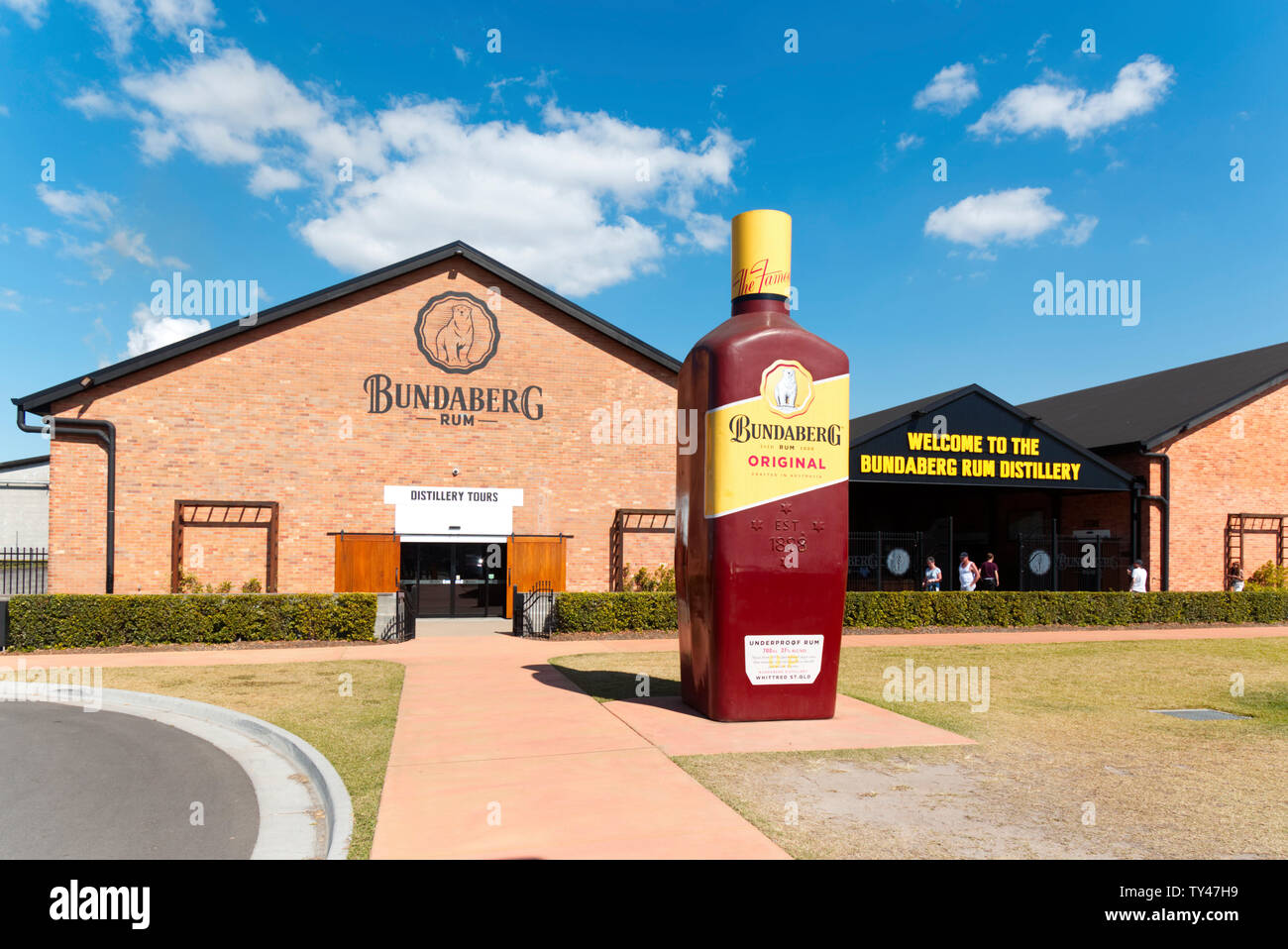 Bundaberg Rum Distillery at Millaquin Bundaberg Queensland Australia Stock Photo