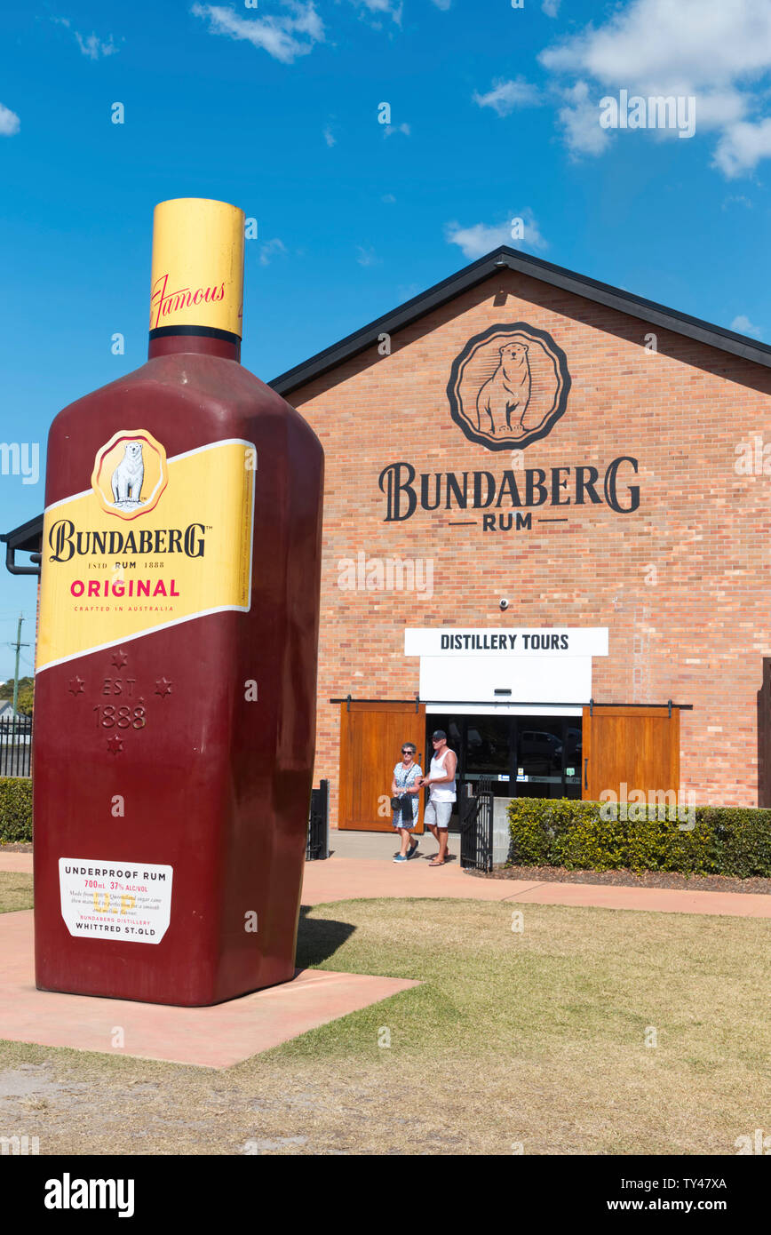 Bundaberg Rum Distillery at Millaquin Bundaberg Queensland Australia Stock Photo