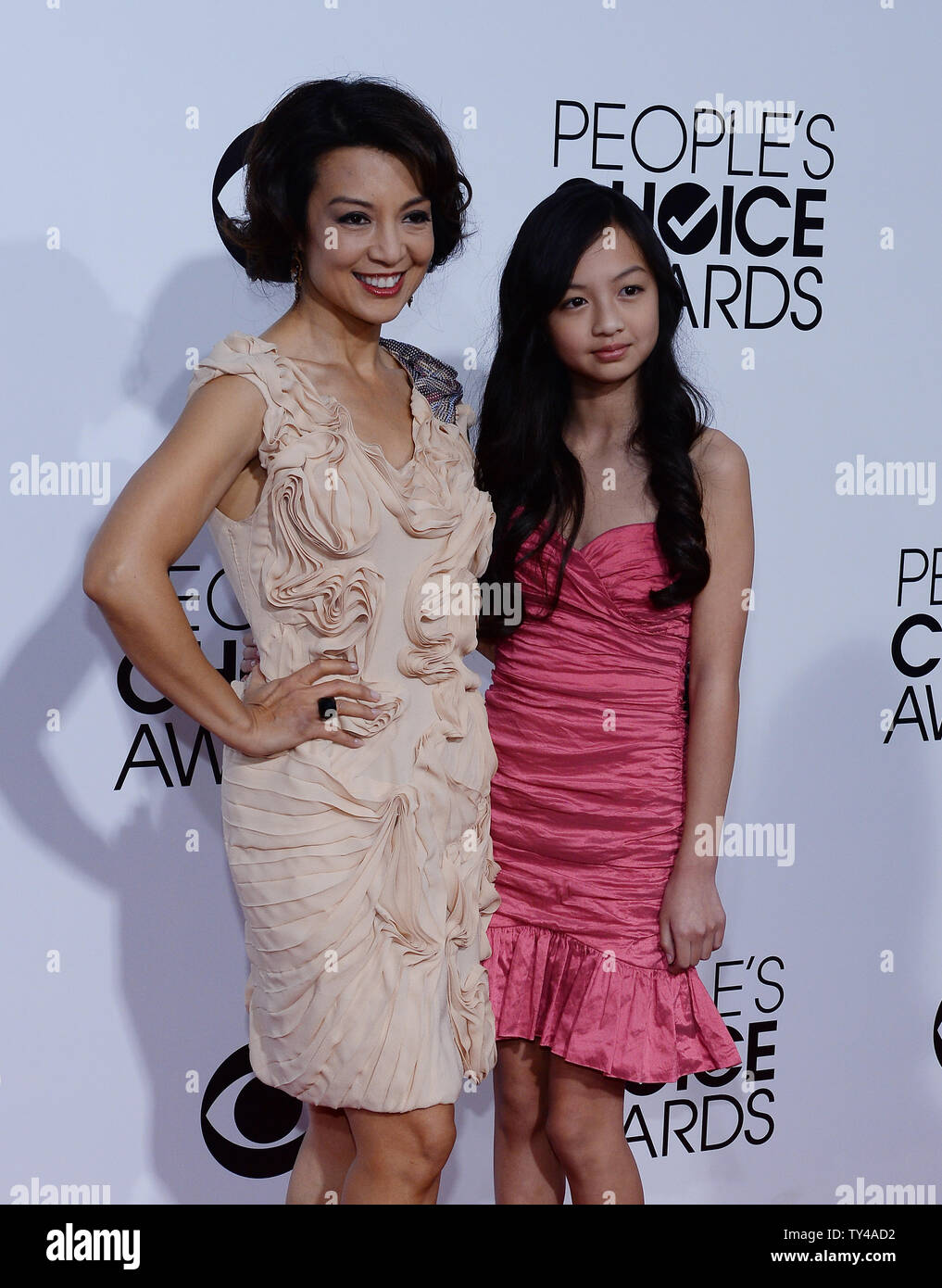 Actress Ming-Na Wen and Michaela Zee attend The 40th Annual People's