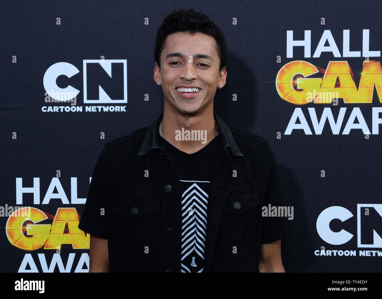 Professional street skateboarder Nyjah Huston attends Cartoon Network's fourth annual Hall of