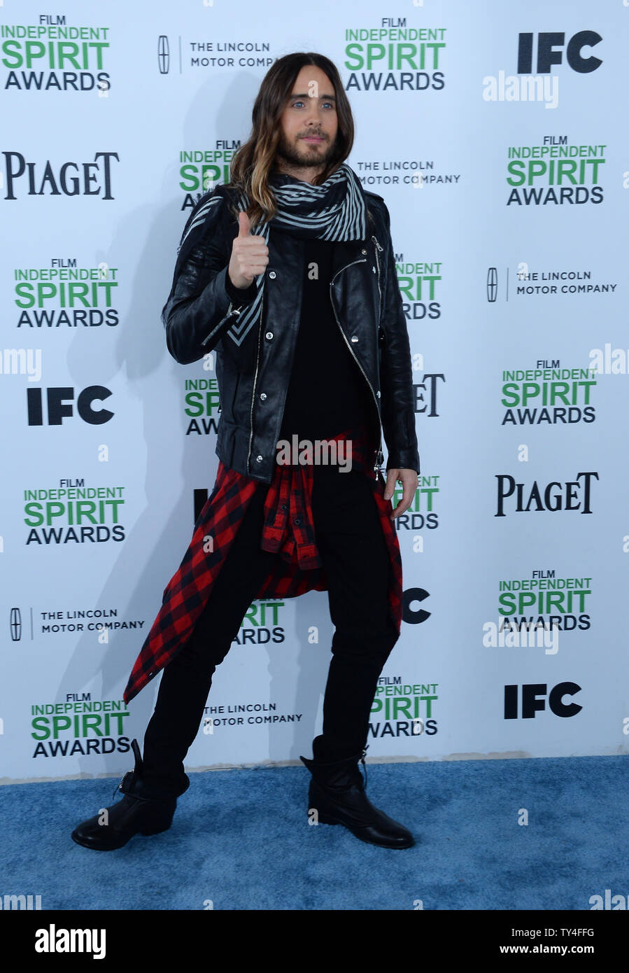 Actor Jared Leto attends the 29th annual Film Independent Spirit Awards ...