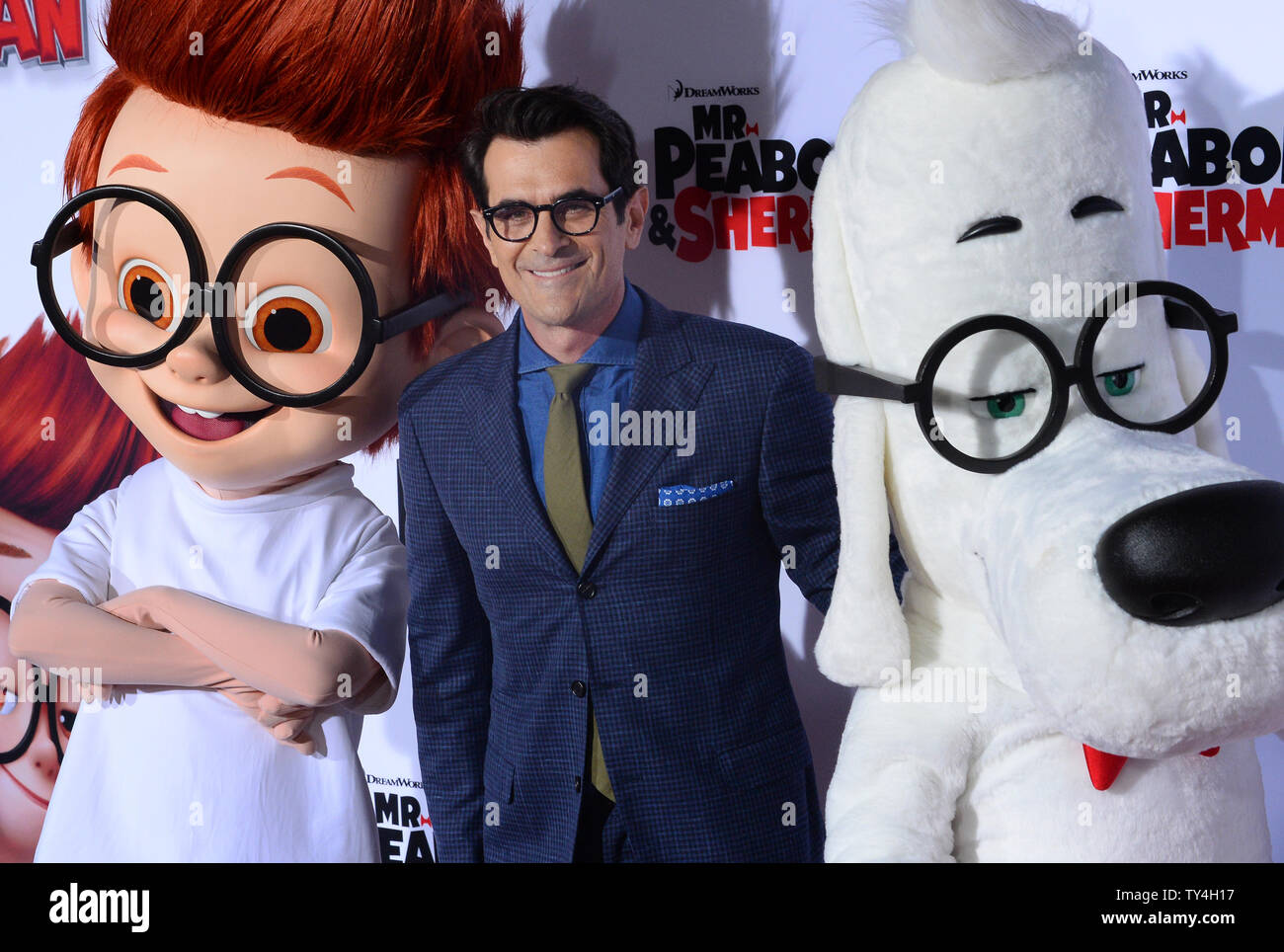 Cast member Patrick Warburton, the voice of Agamemnon in the animated  motion picture Mr. Peabody & Sherman attends the premiere of the film at  the Regency Village Theatre in the Westwood section