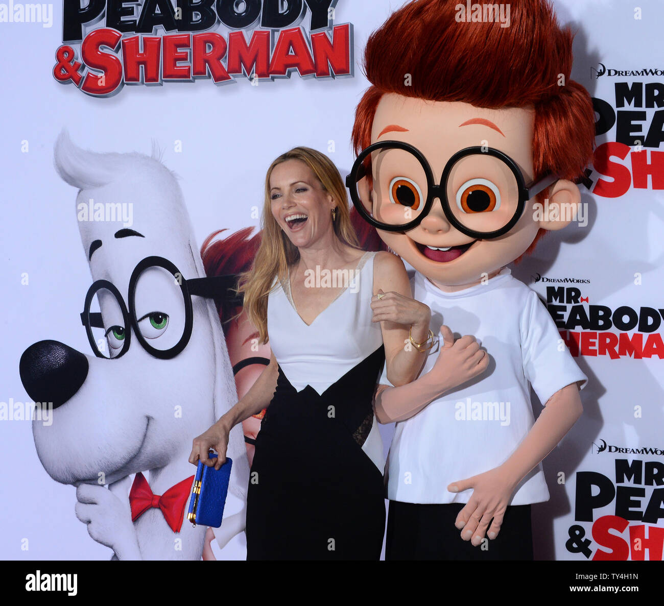 Cast member Leslie Mann, the voice of Patty Peterson in the animated