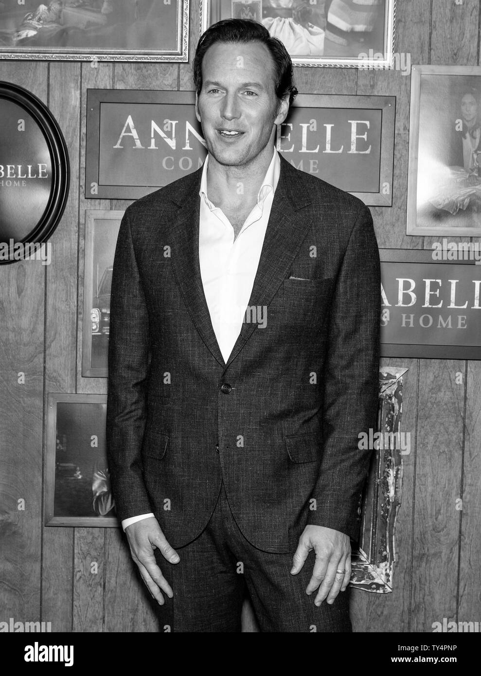 Westwood, CA - June 20, 2019: Patrick Wilson arrives for the Premiere Of Warner Bros' 'Annabelle Comes Home' held at Regency Village Theatre Stock Photo