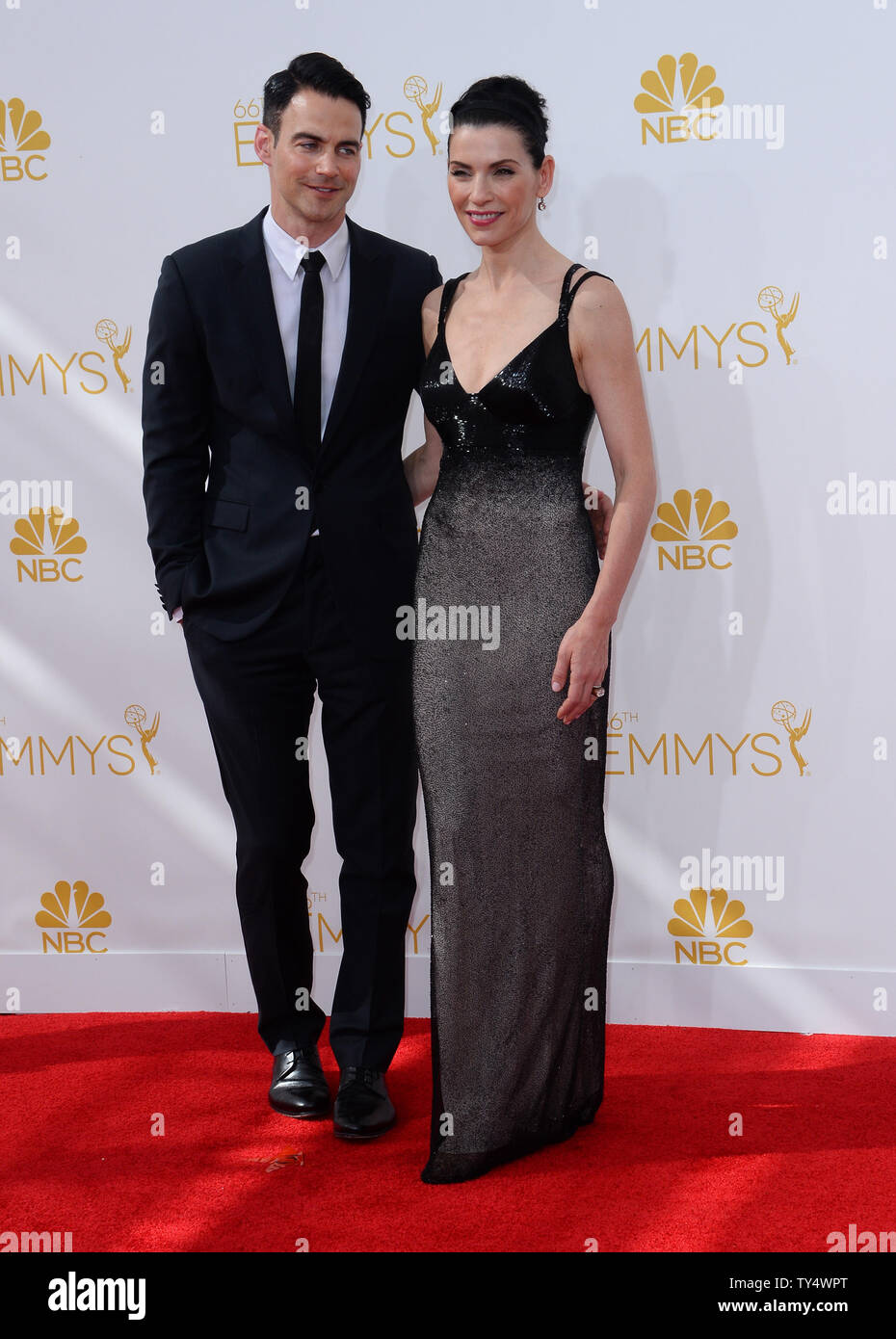 Actress Julianna Margulies and her husband Keith Lieberthal arrive for