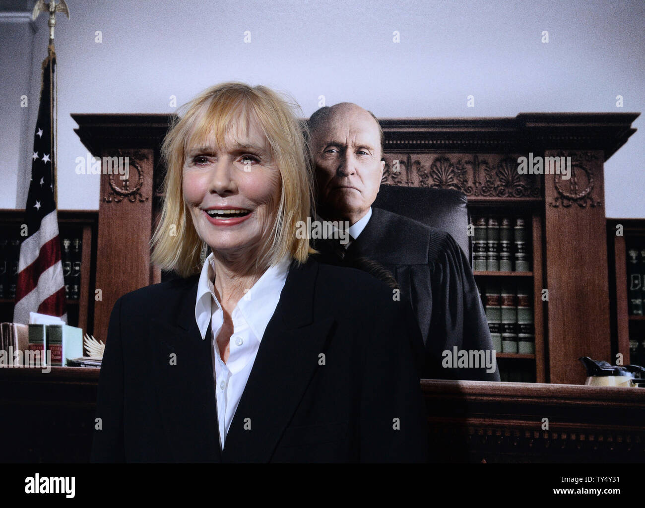 Actress Sally Kellerman attends the premiere of the motion picture drama 'The Judge' at the Academy of Motion Picture Arts & Sciences in Beverly Hills, California on October 1, 2014. Storyline: Big city lawyer Hank Palmer (Robert Downey Jr.) returns to his childhood home where his father (Robert Duvall), the town's judge, is suspected of murder. Hank sets out to discover the truth and, along the way, reconnects with his estranged family. UPI/Jim Ruymen Stock Photo