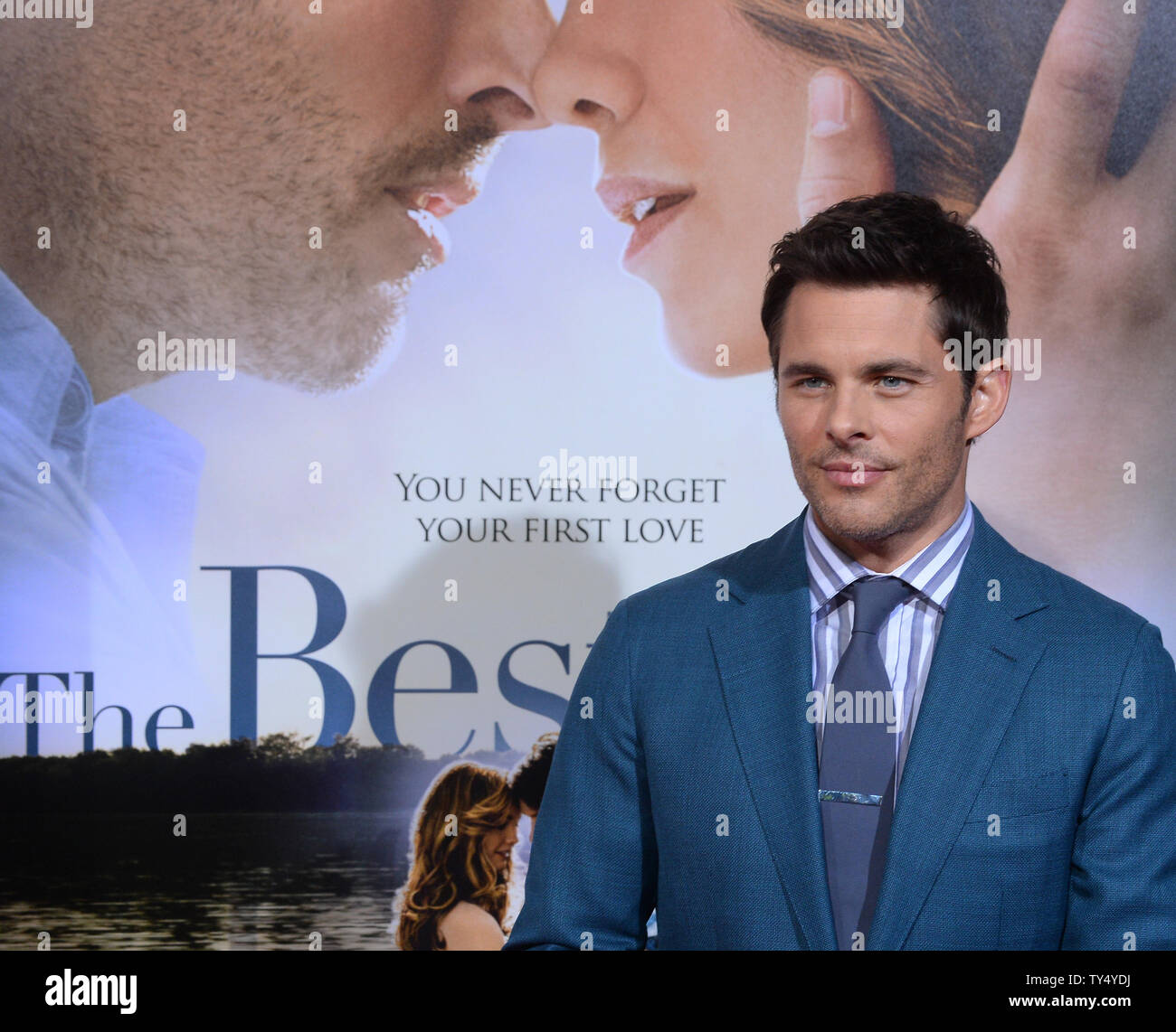 Cast Member James Mardsen Attends The Premiere Of The Motion Picture Romantic Drama The Best Of Me At Regal Cinemas L A Live In Los Angeles On October 7 14 Storyline A Pair