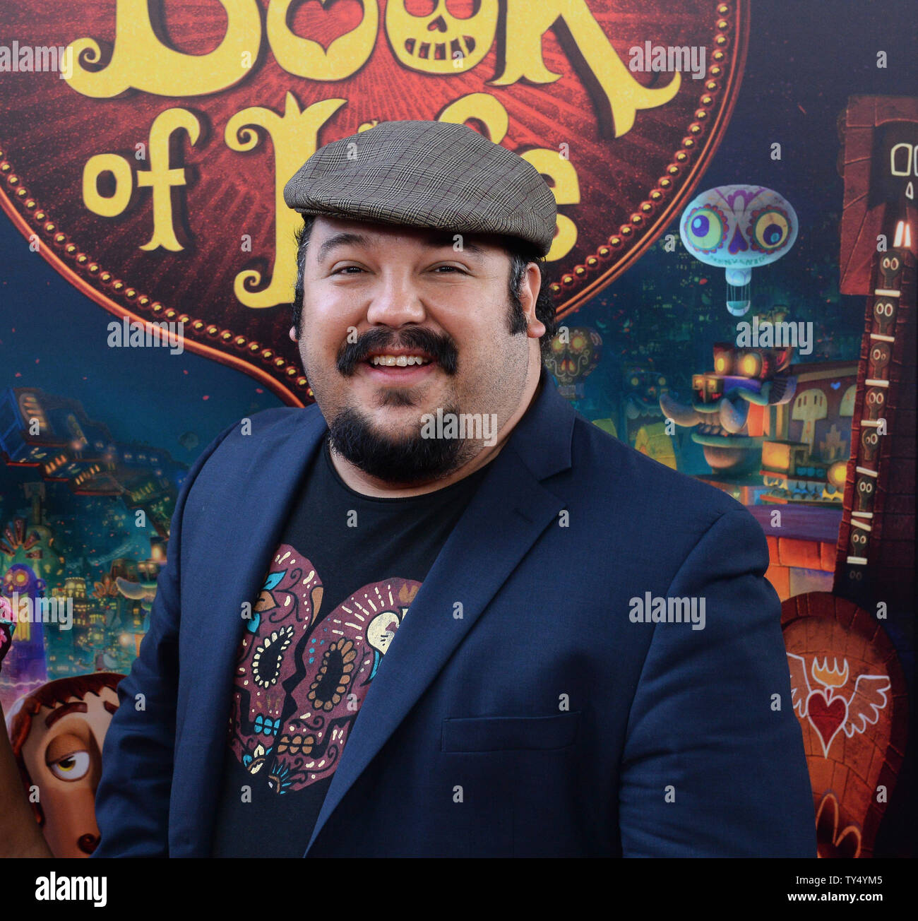 Director Jorge R. Gutierrez attends the premiere of his new animated motion picture romantic comedy "The Book of Life" at Regal Cinemas L.A. Live in Los Angeles on October 12, 2014. Storyline: