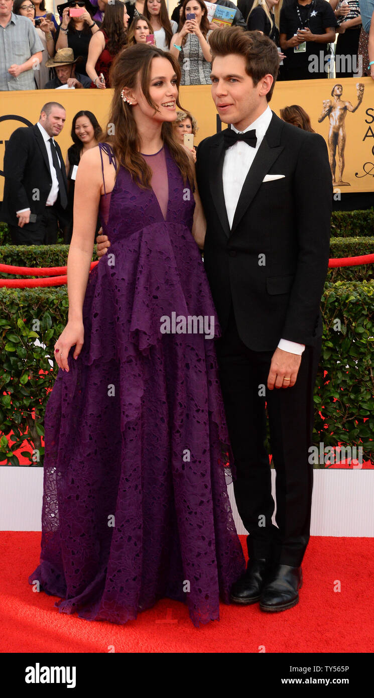 Actress Keira Knightley (L) and musician James Righton arrive for the 21st annual SAG Awards held at the Shrine Auditorium in Los Angeles on January 25, 2015. The Screen Actors Guild Awards will be broadcast live on TNT and TBS.Photo by Jim Ruymen/UPI Stock Photo