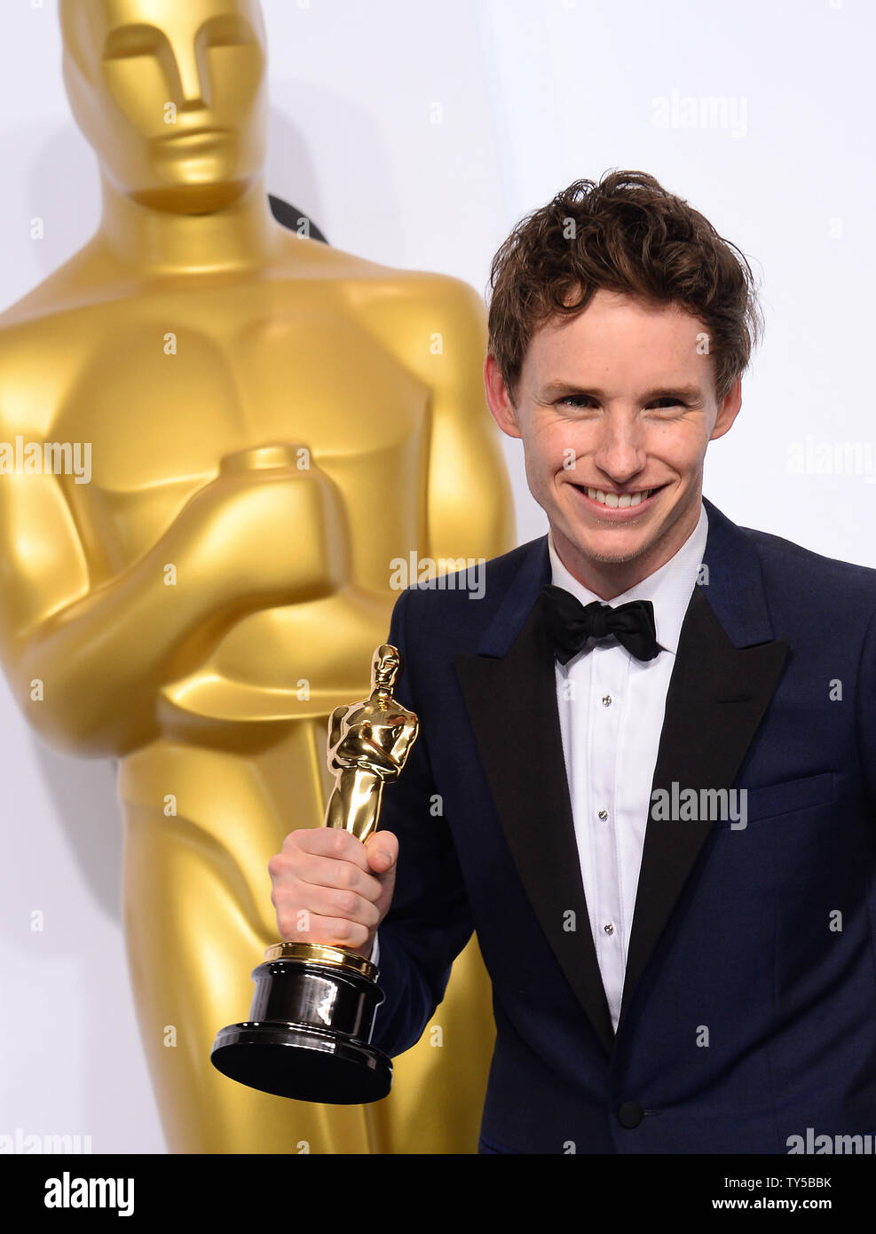 Eddie Redmayne, winner of Best Actor for role in The Theory of