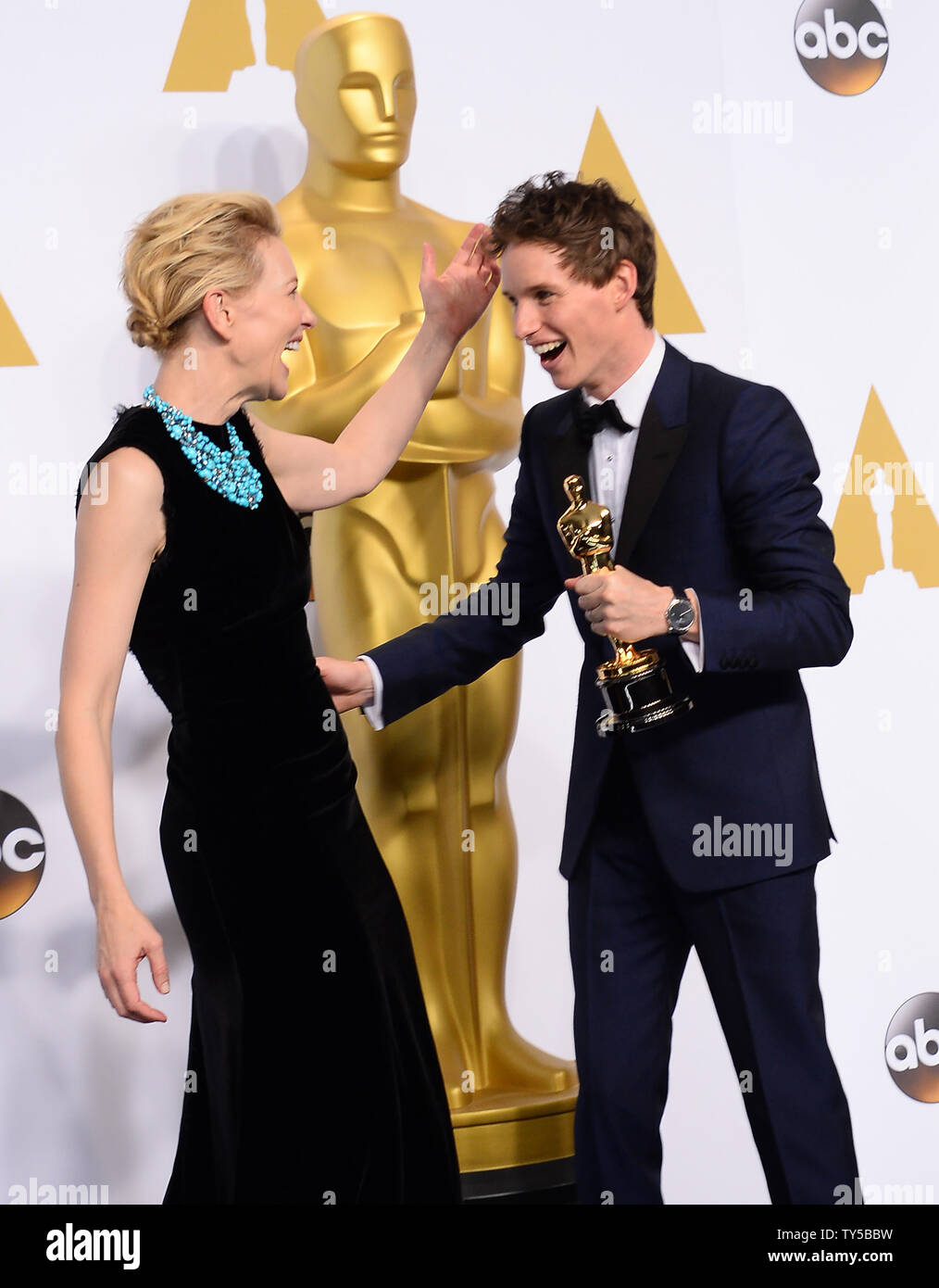 Eddie Redmayne, winner of Best Actor for role in The Theory of ...