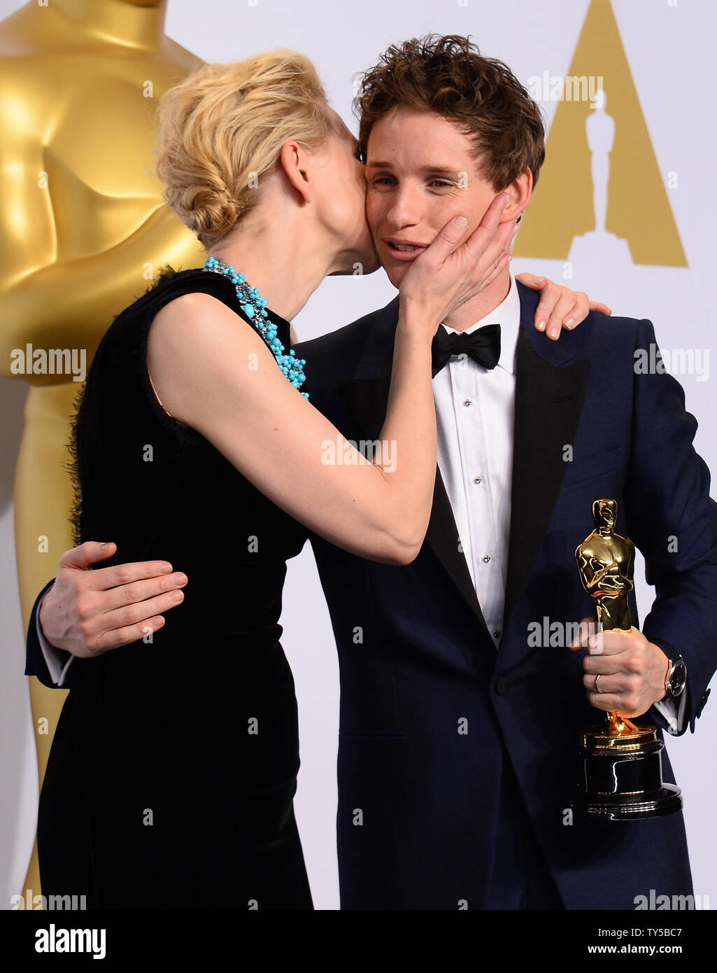 Eddie Redmayne, winner of Best Actor for role in The Theory of ...