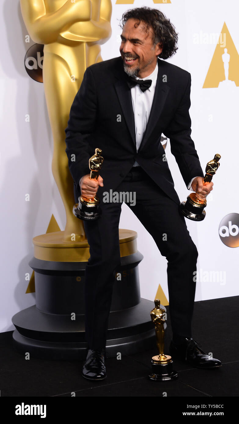 Alejandro Gonzalez Inarritu, winner of Best Director and Best Picture