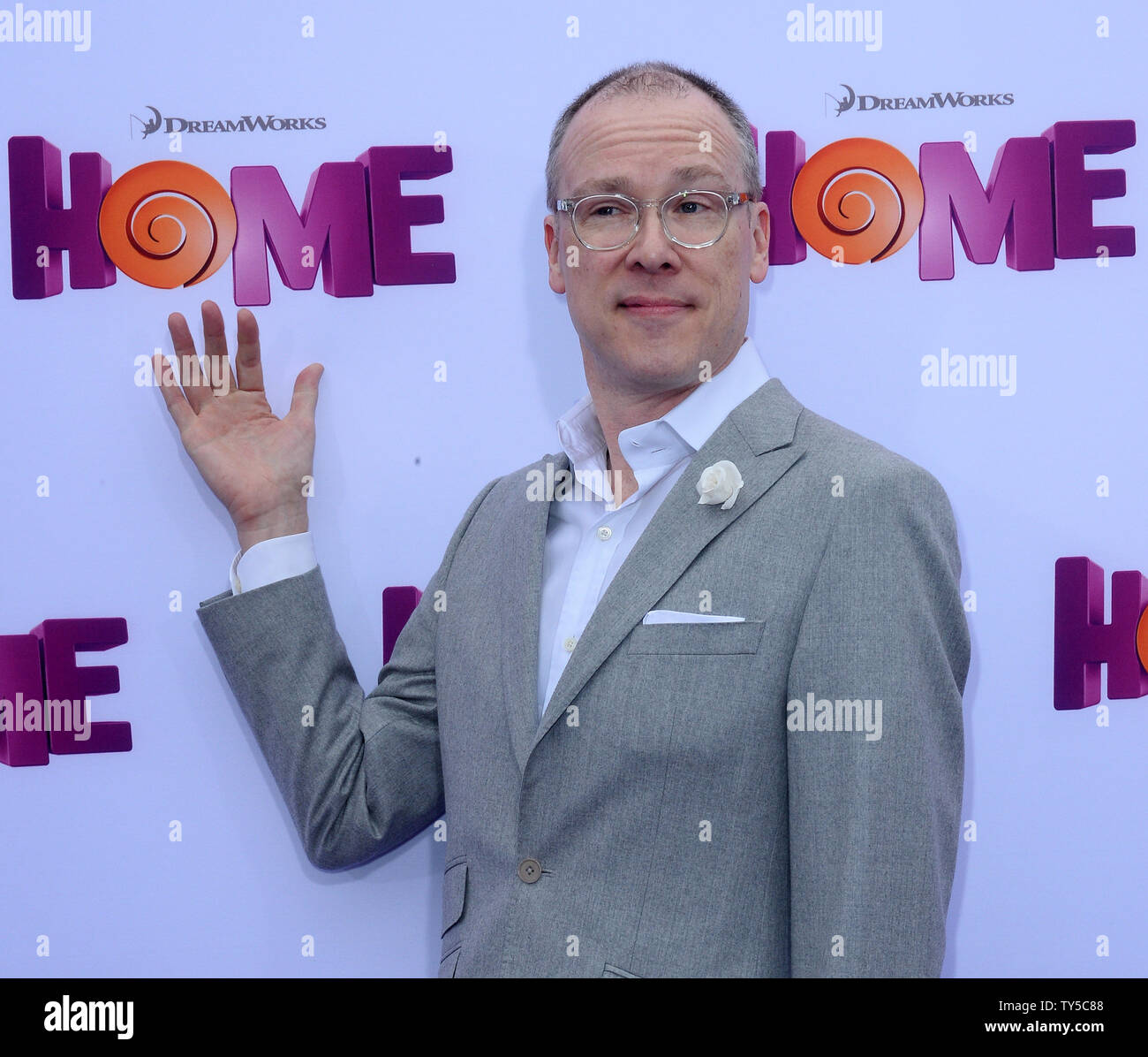 Director Tim Johnson attends the premiere of his new animated scifi