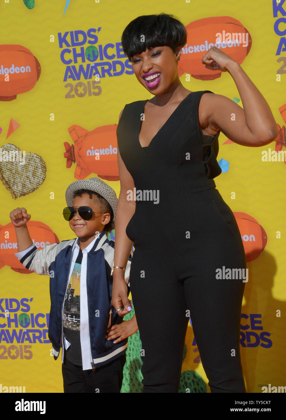 Actress and singer Jennifer Hudson and her son David Daniel Otunga Jr