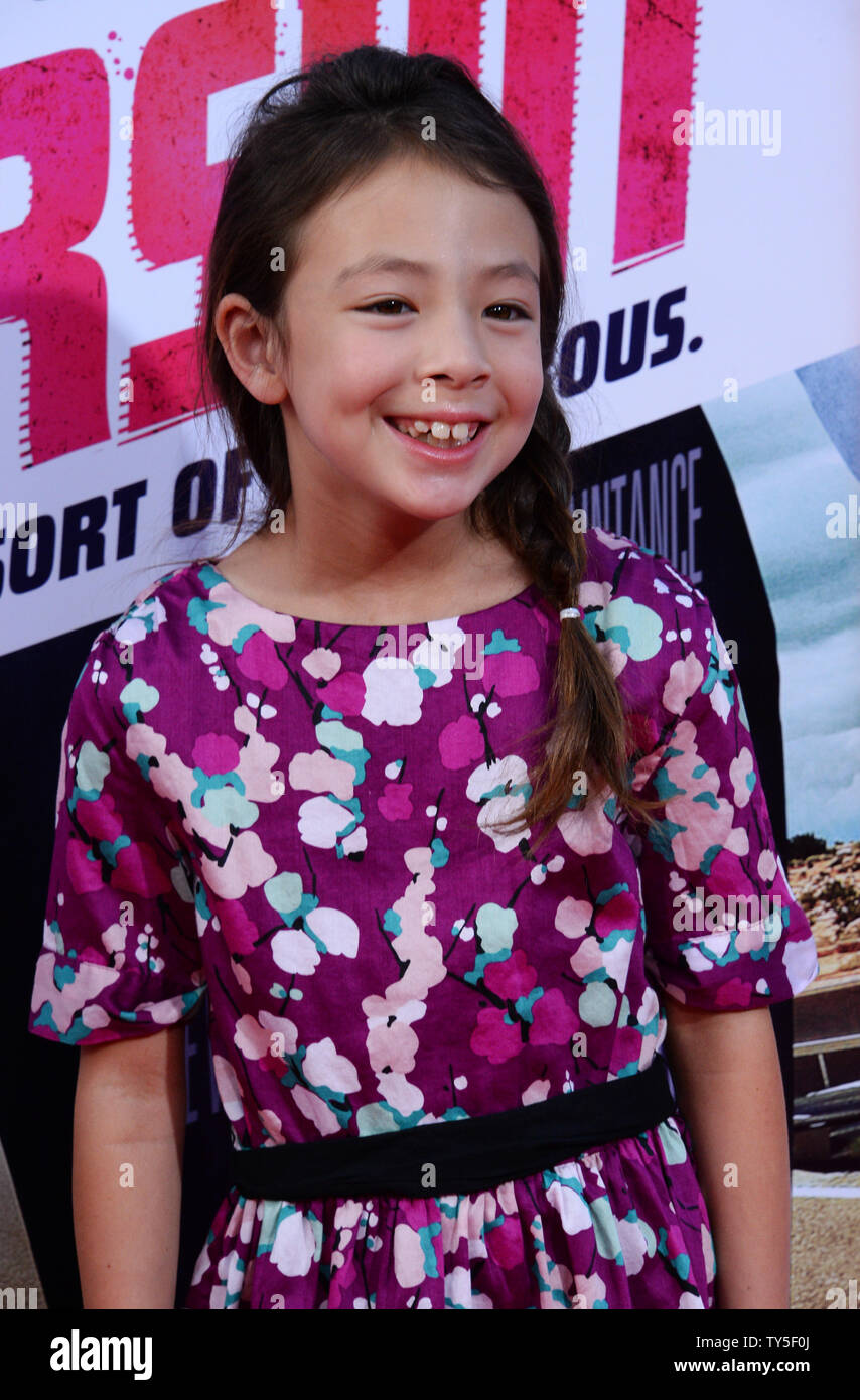 Actress Aubrey AndersonEmmons attends the premiere of the motion