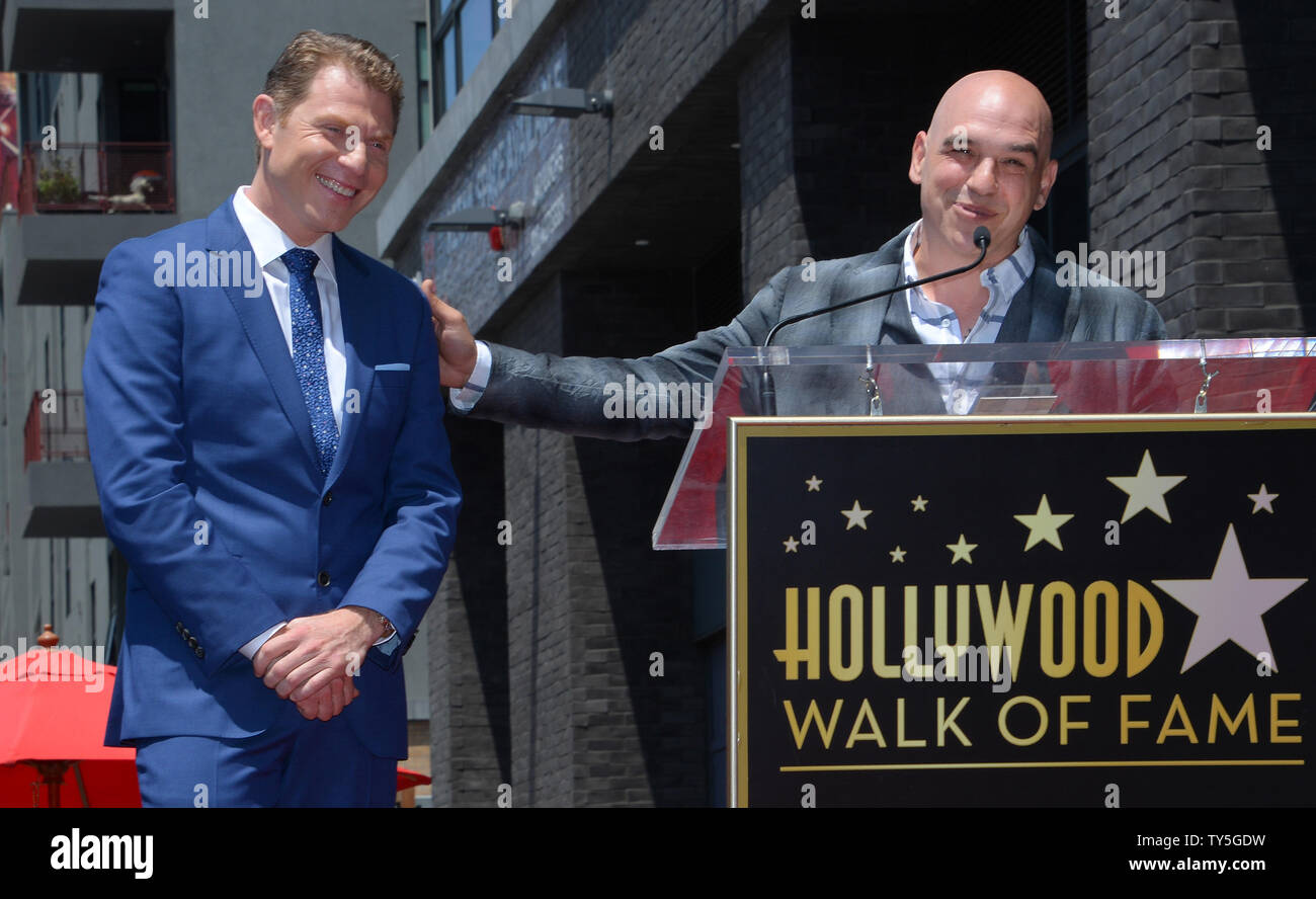 Celebrity chef Bobby Flay reacts to comments by chef Michael Symon ...