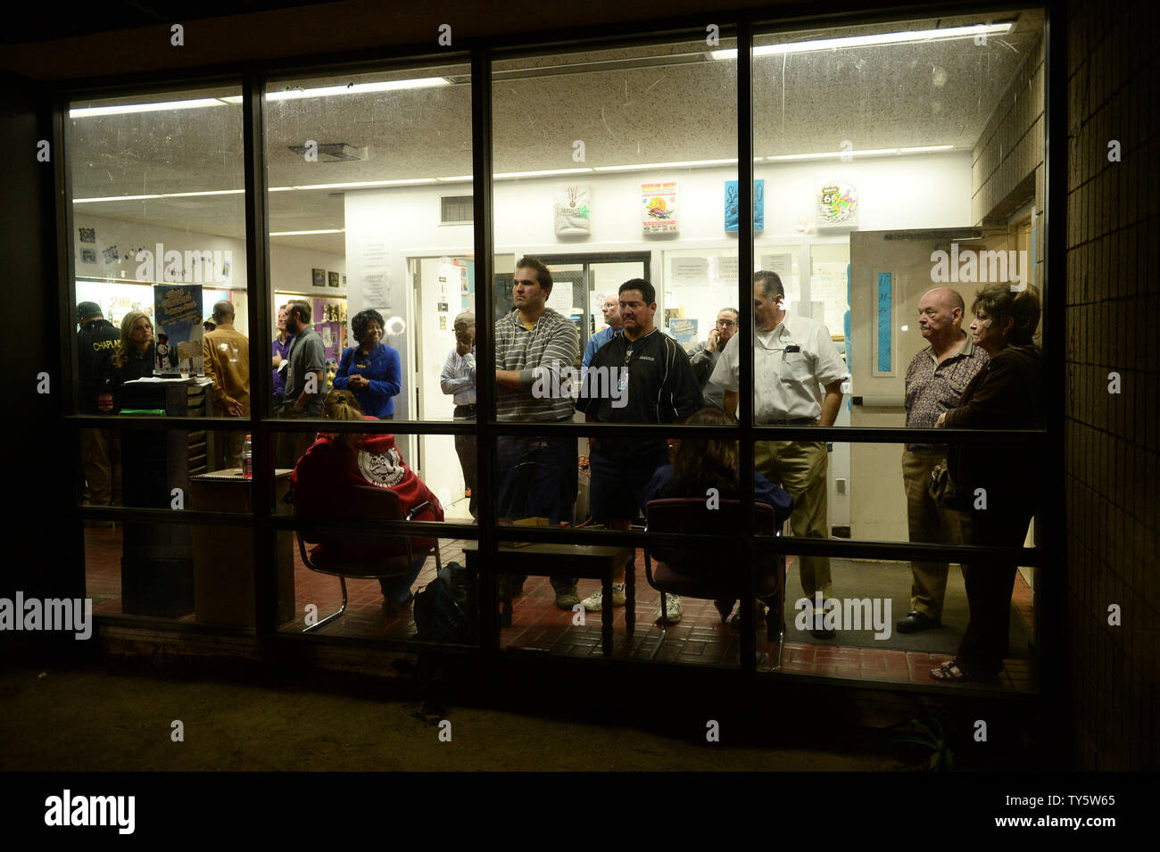 Family members and friends await word about loved ones in the aftermath(02)
