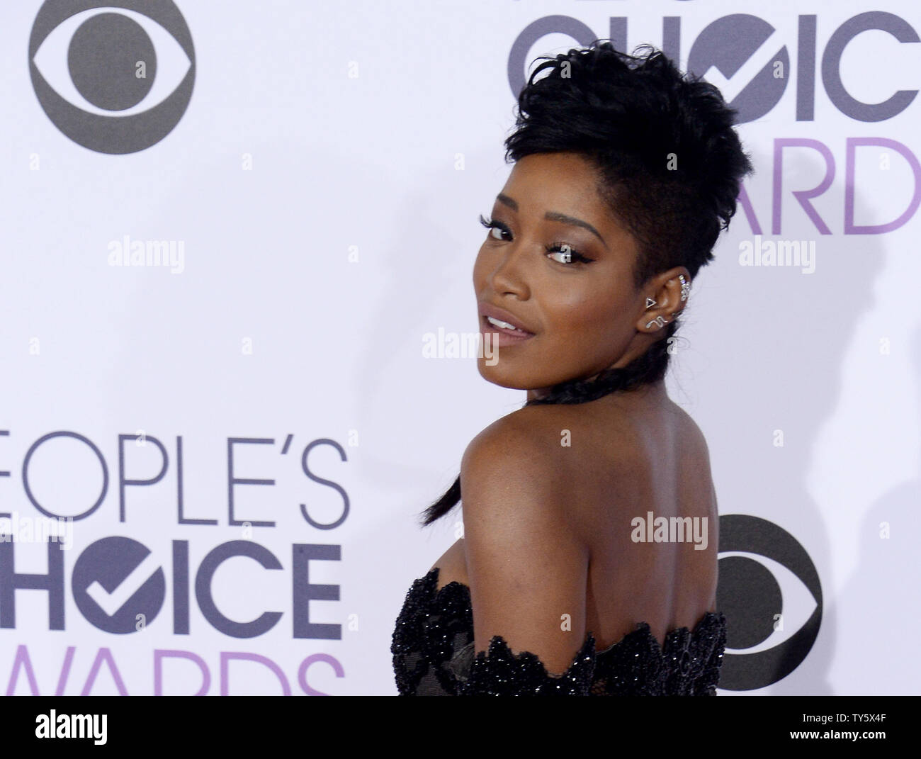 Actress Keke Palmer arrives for the 42nd annual People's Choice Awards