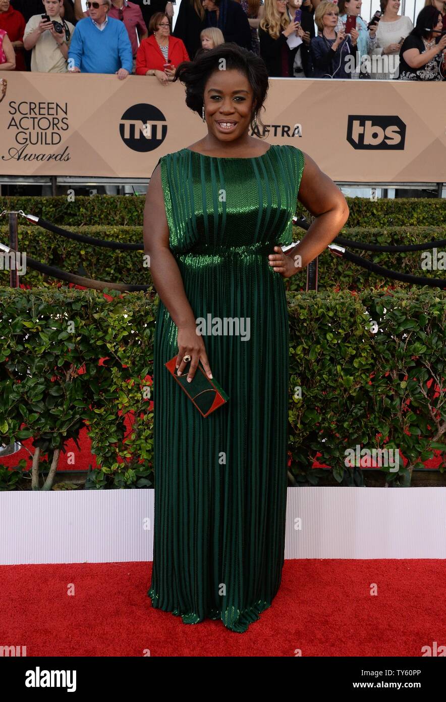 Actress Uzo Aduba attends the 22nd annual Screen Actors Guild Awards at