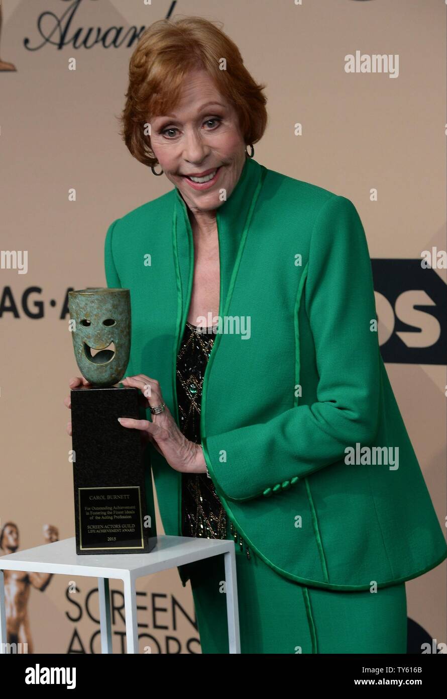 Actress Carol recipient of the Screen Actors Guild Life