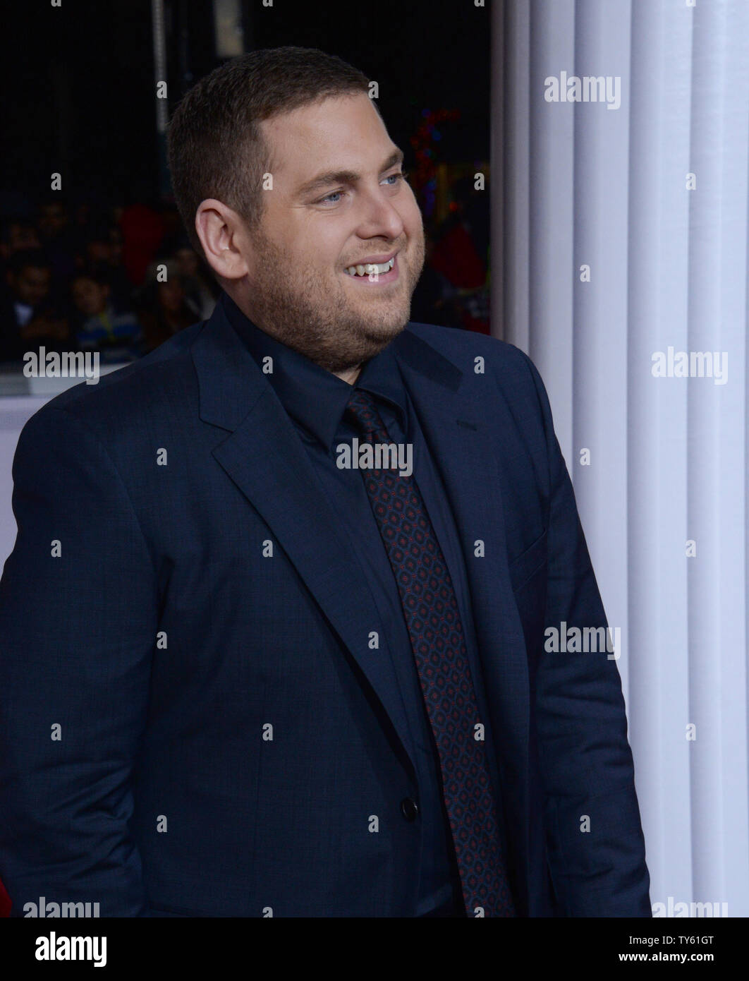 Cast member Jonah Hill attends the 'Hail, Caesar!' premiere at the Regency Village Theatre in the Westwood section of Los Angeles on February 1, 2016. Storyline: Hail Caesar! follows a day in the life of Eddie Mannix, a Hollywood fixer for Capital Pictures in the 1950s, who cleans up and solves problems for big names and stars in the industry. But when studio star Baird Whitlock disappears, Mannix has to deal with more than just the fix.   Photo by Jim Ruymen/UPI Stock Photo